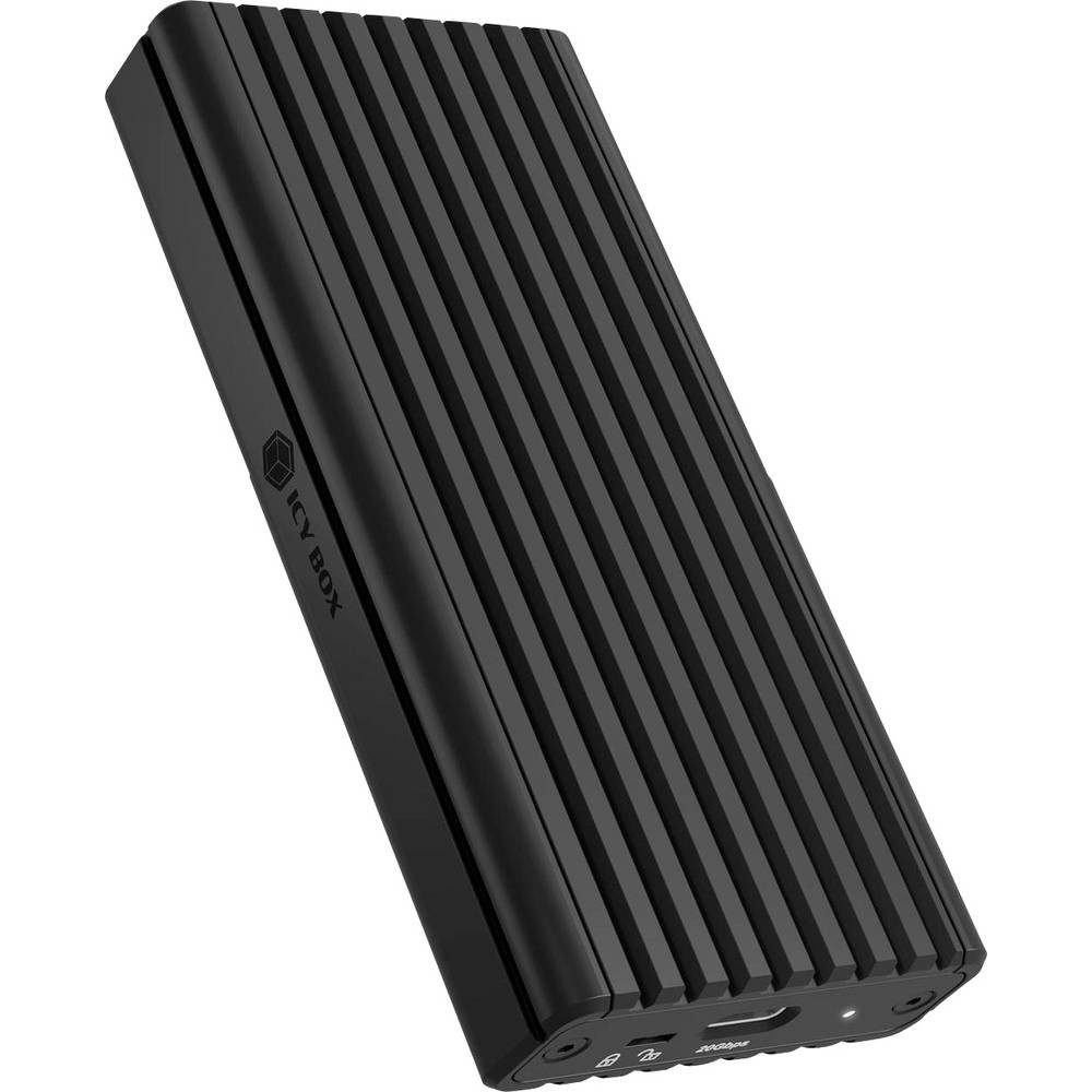 ICY BOX Festplatten-Gehäuse IB-1917M-C32a M.2 SSD-Gehäuse USB-C® (USB 3.2 Gen 2x2) 20 GBit/s M.2, Schreibschutzschalter