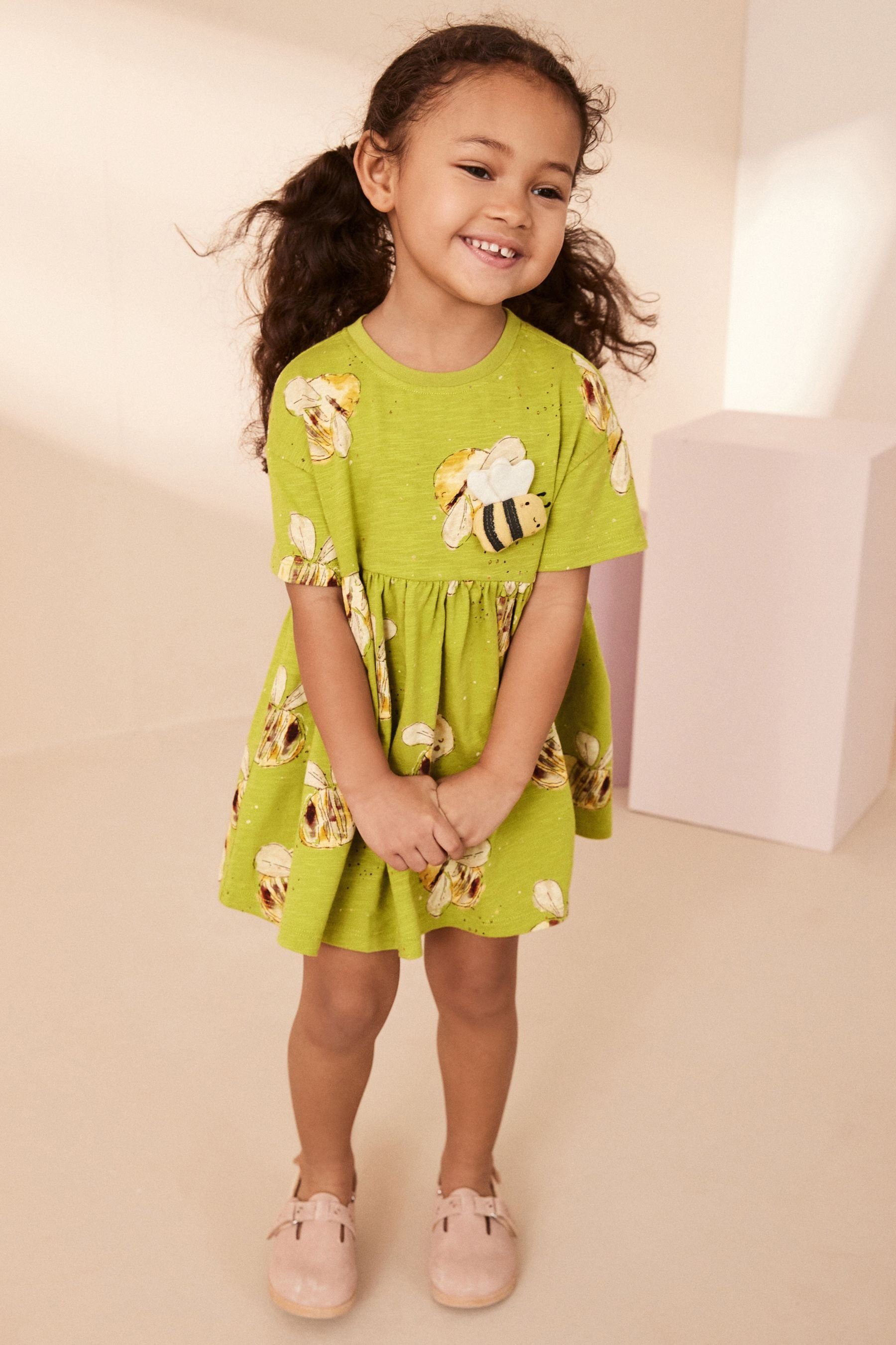 Next Jerseykleid Kurzärmliges Jersey-Kleid (1-tlg)