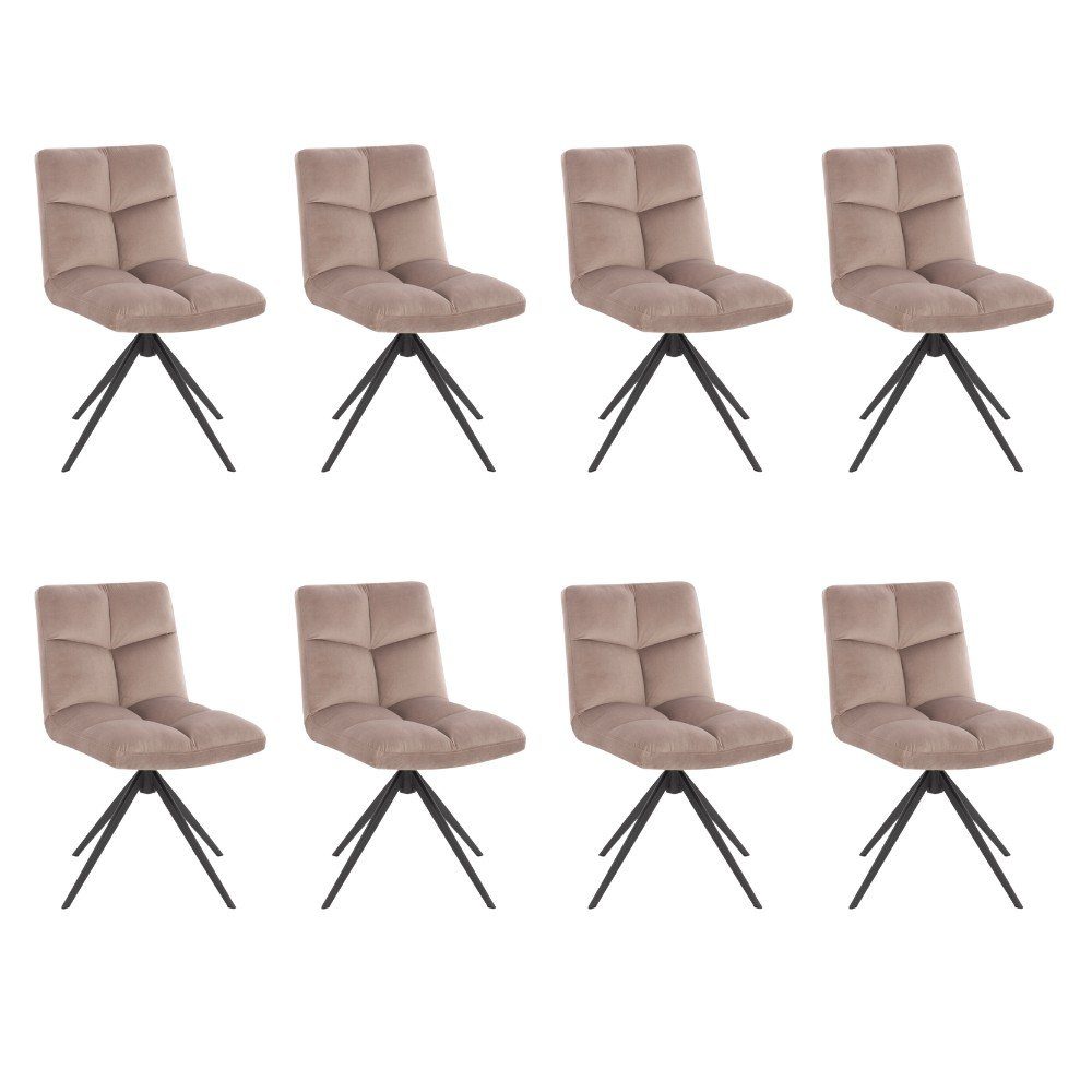 HOME DELUXE Esszimmerstuhl drehbar 2er - günstig online kaufen