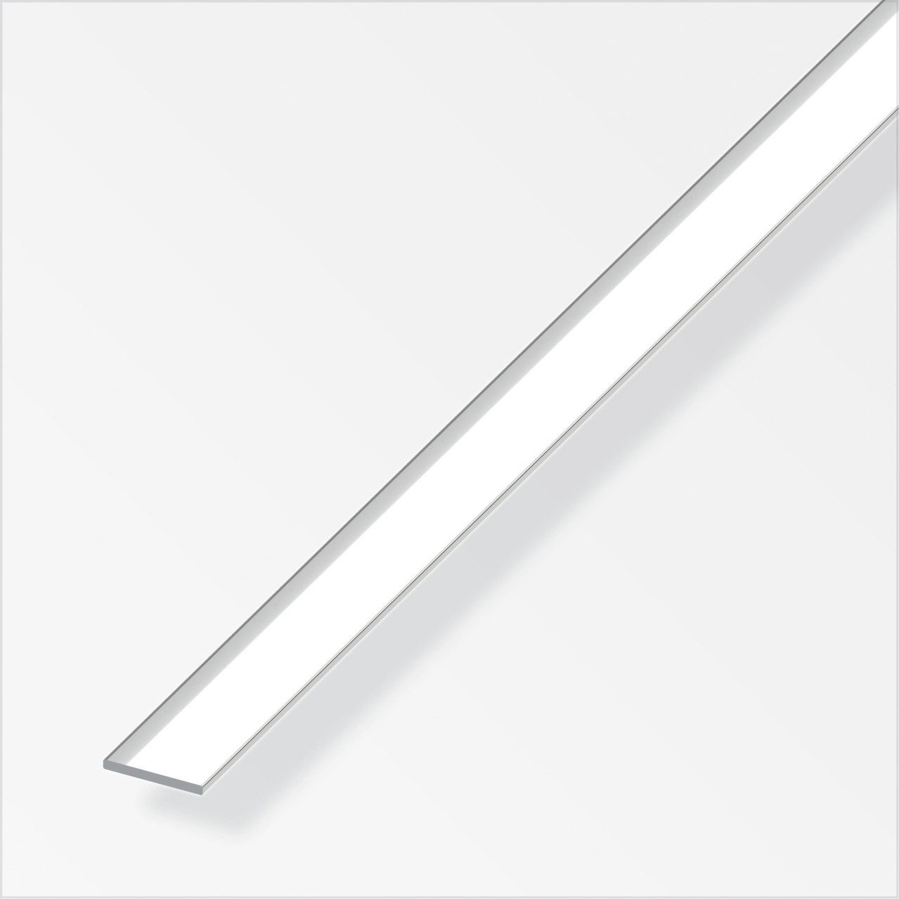 alfer Profil alfer Flachprofil Aluminium eloxiert poliert