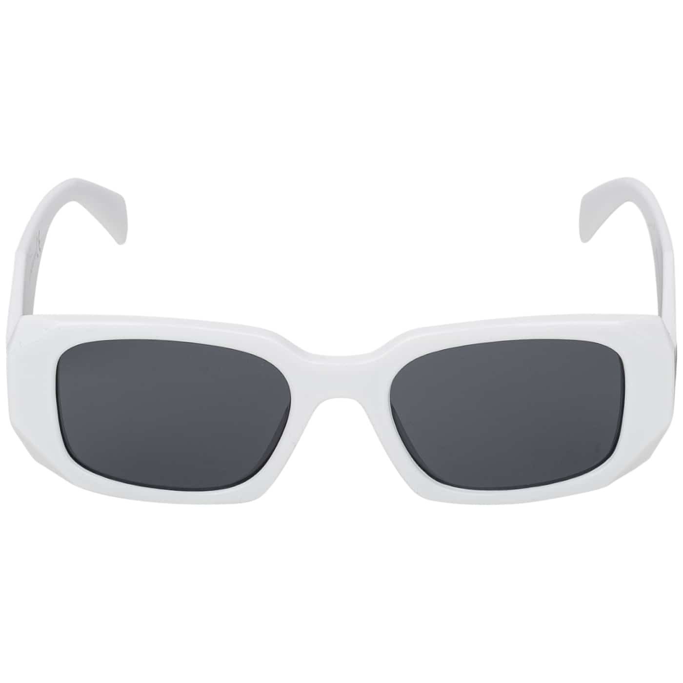 (1-St) Sonnenbrille Braunen Rundglas schwarz Linsen Designer und mit Damen BEZLIT Retrosonnenbrille Eyewear Weiß