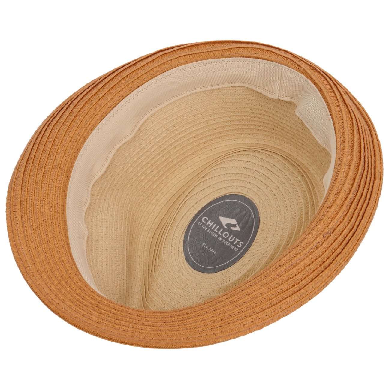chillouts Trilby (1-St) Strohtrilby mit Ripsband