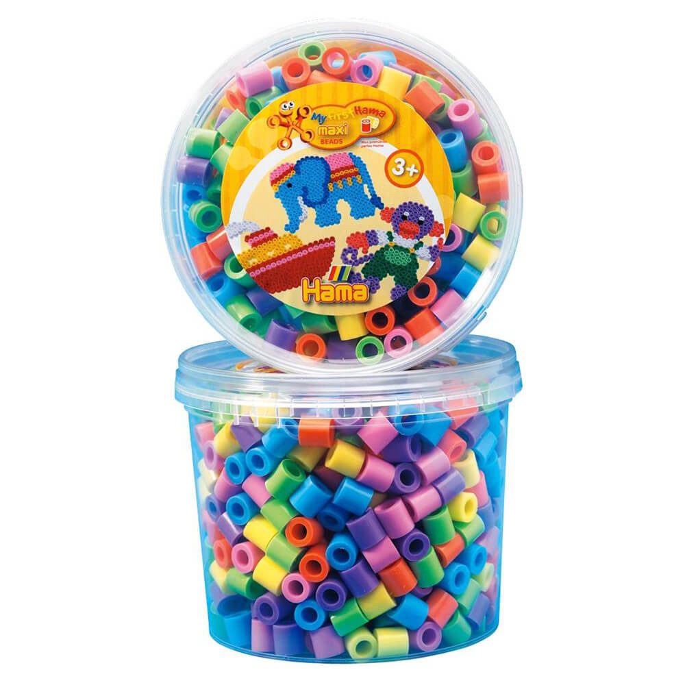 Hama Bügelperlen Hama Dose mit 600 Maxi-Bügelperlen