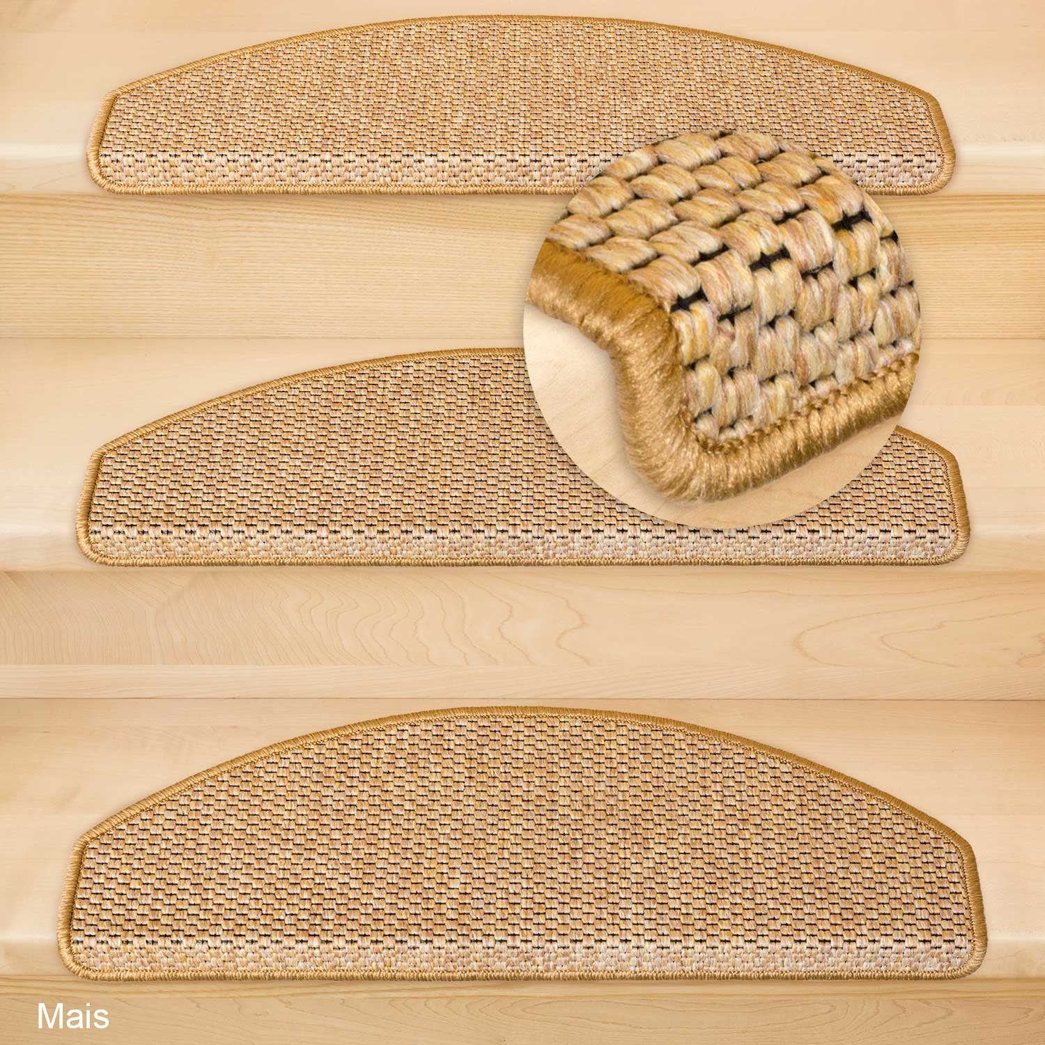 Metzker® Stufenmatte Stufenmatten Göteborg Halbrund, halbrund, Höhe: 8 mm, 1 Stück - Mais – Bild 4 von 5