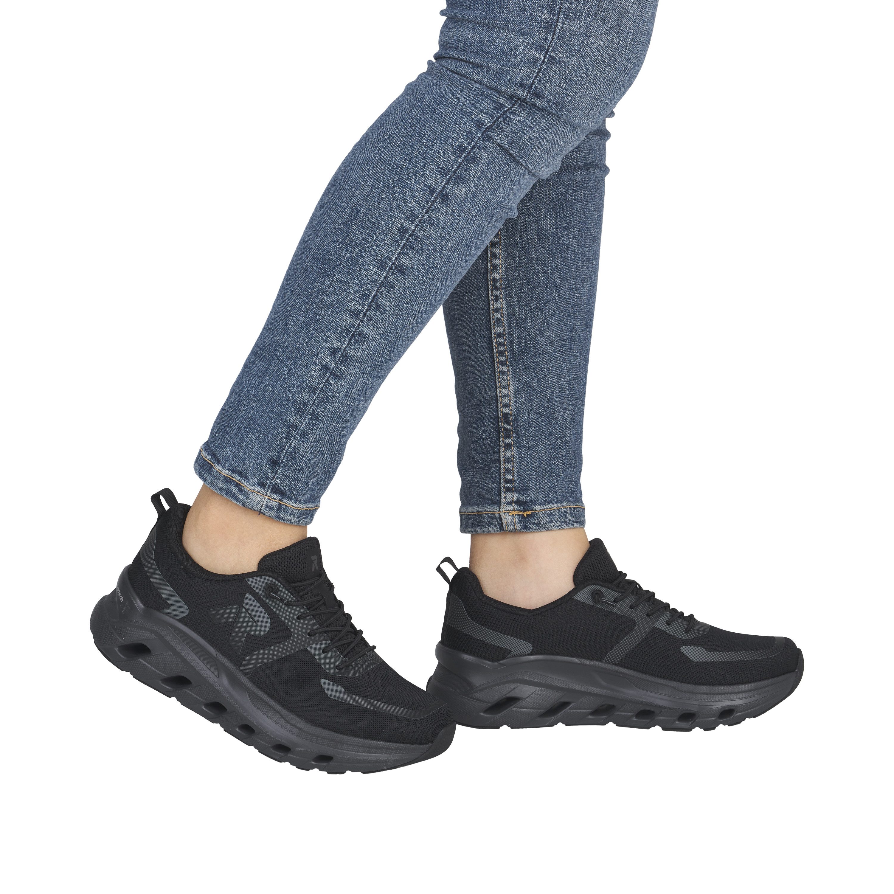 Rieker Sport Slip-On Sneaker Schlupfschuh, Freizeitsneaker, Halbschuh mit s günstig online kaufen
