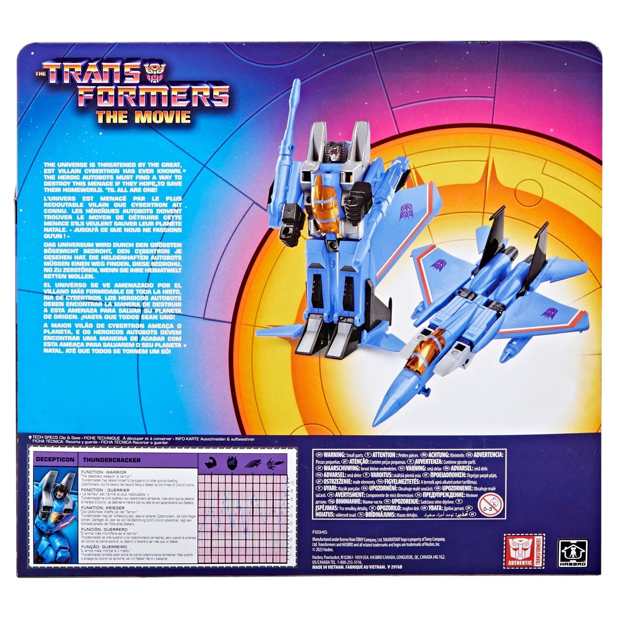 Transformers Hasbro The Deception - - Thundercracker Movie Warrior Actionfigur