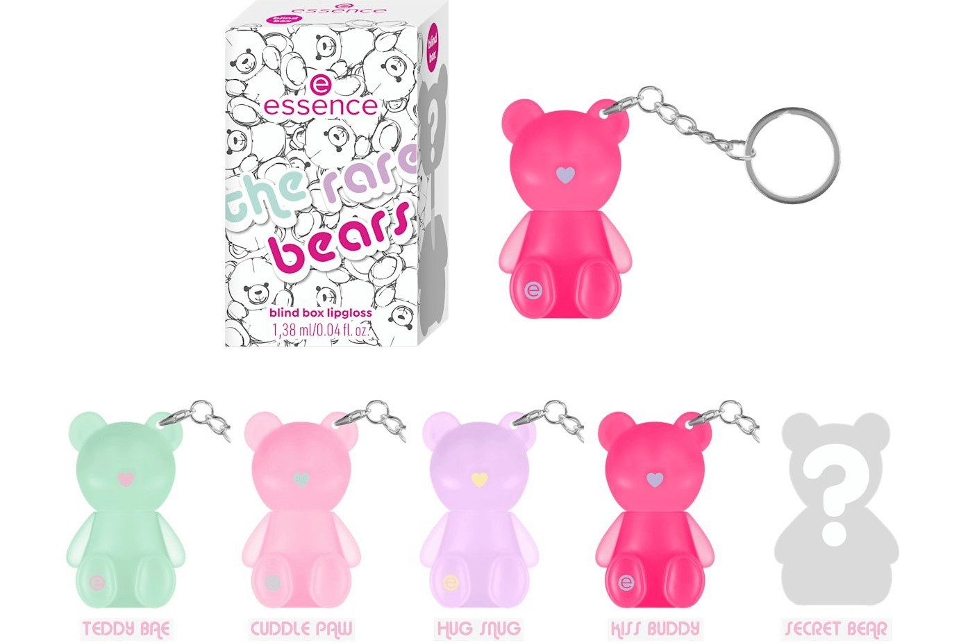 Essence Lipgloss The Rare Bears Blind Box, 1-tlg.