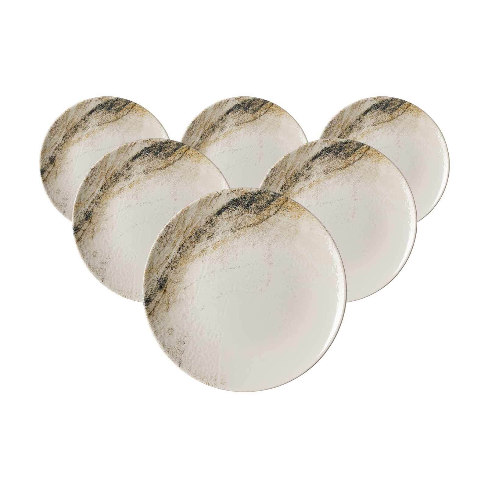 Frühstücksteller Arezzo Dessertteller ø 20,5 cm 6er Set