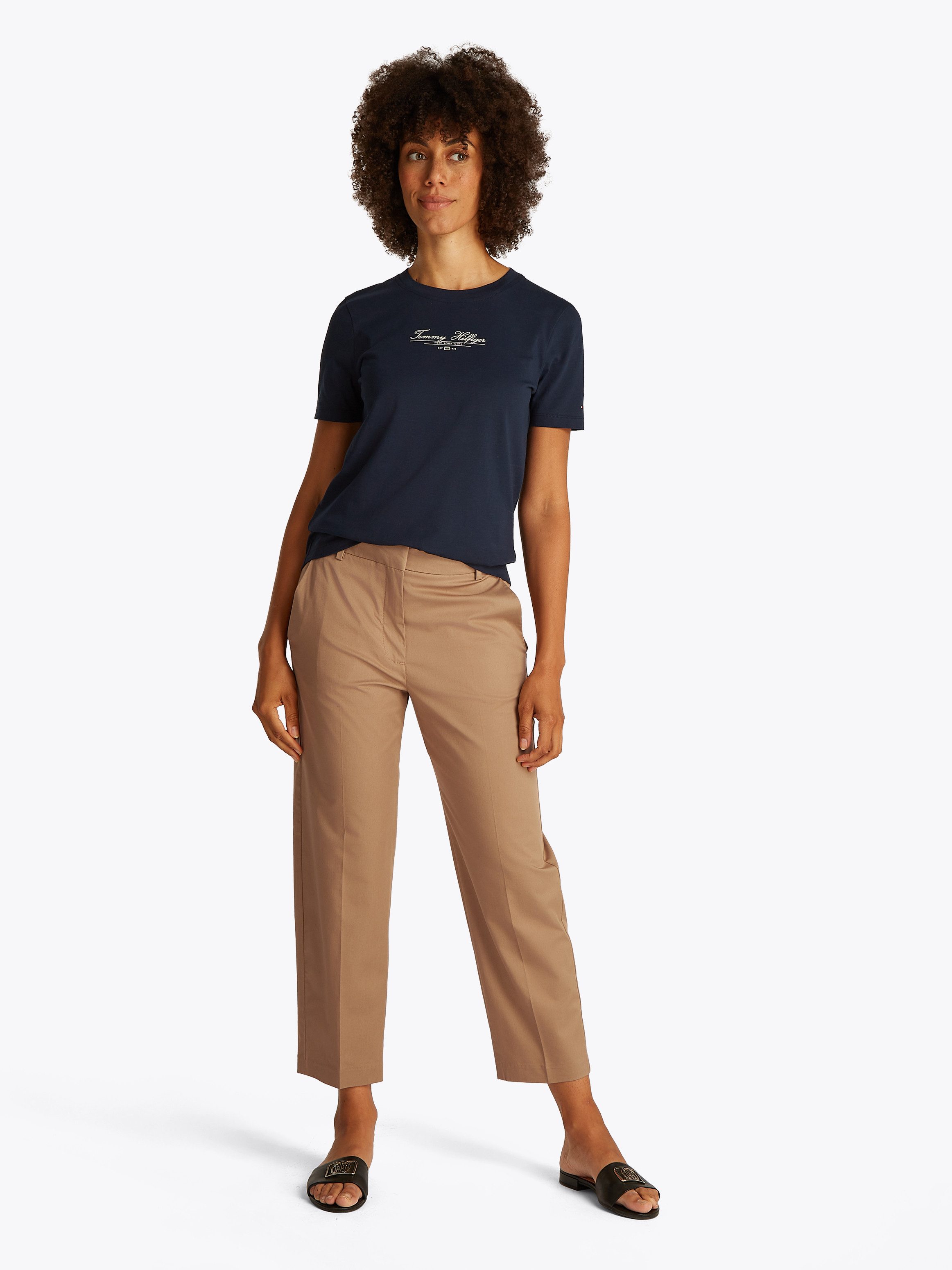 Tommy Hilfiger Chinohose mit Bügelfalten