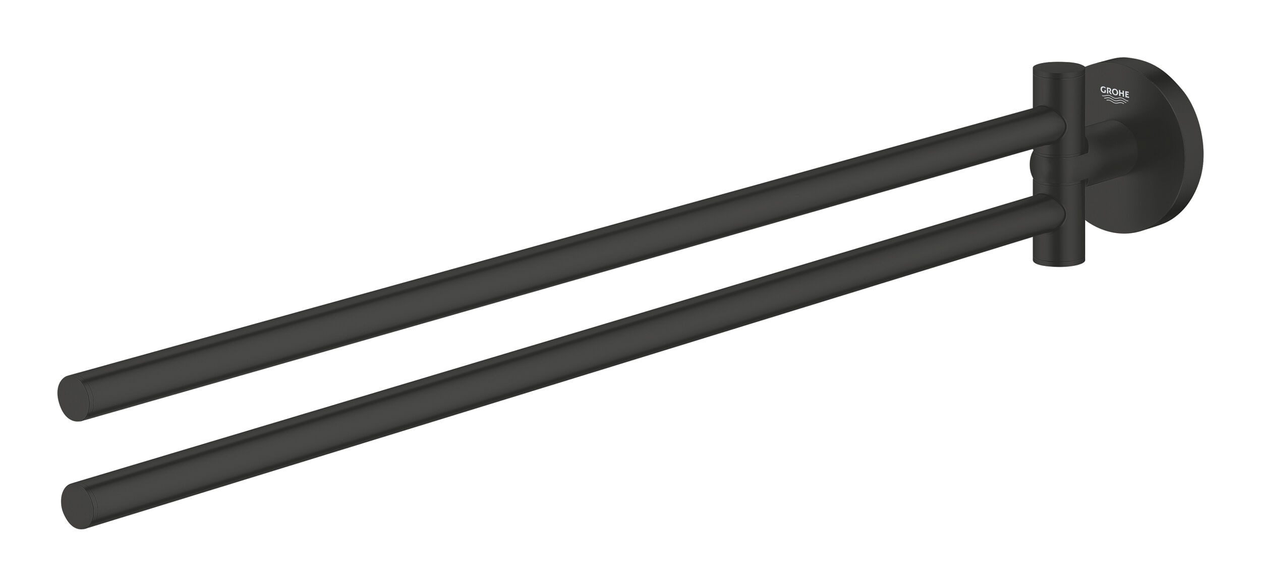 Grohe Handtuchhalter Start, Doppel - Mattschwarz