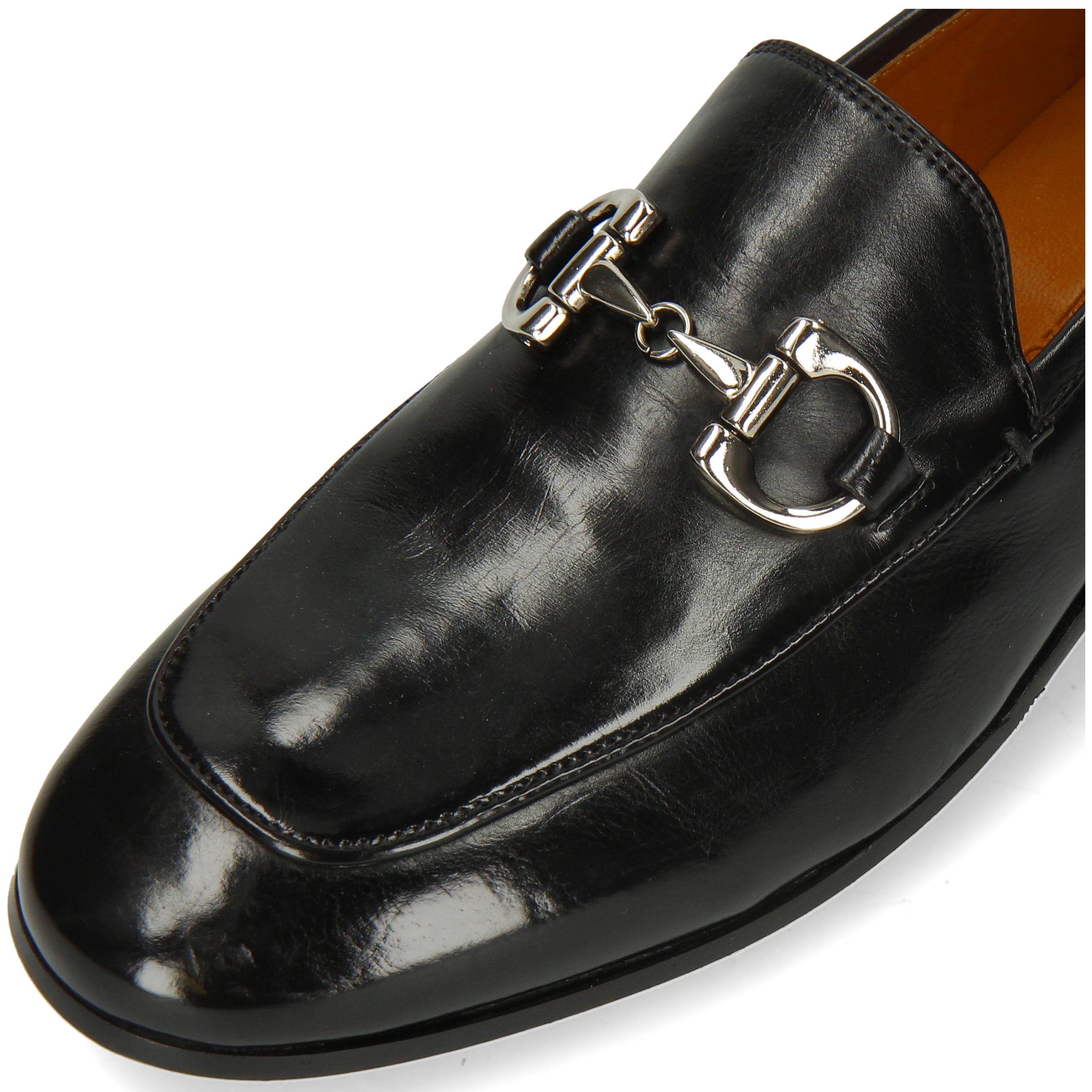 Melvin & Hamilton 1 Trim Nickle Black Clive Monza Loafer