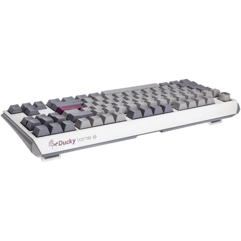 Ducky One 3 Cherry MX Blue TKL - Gaming Tastatur - mist grey Gaming-Tastatur