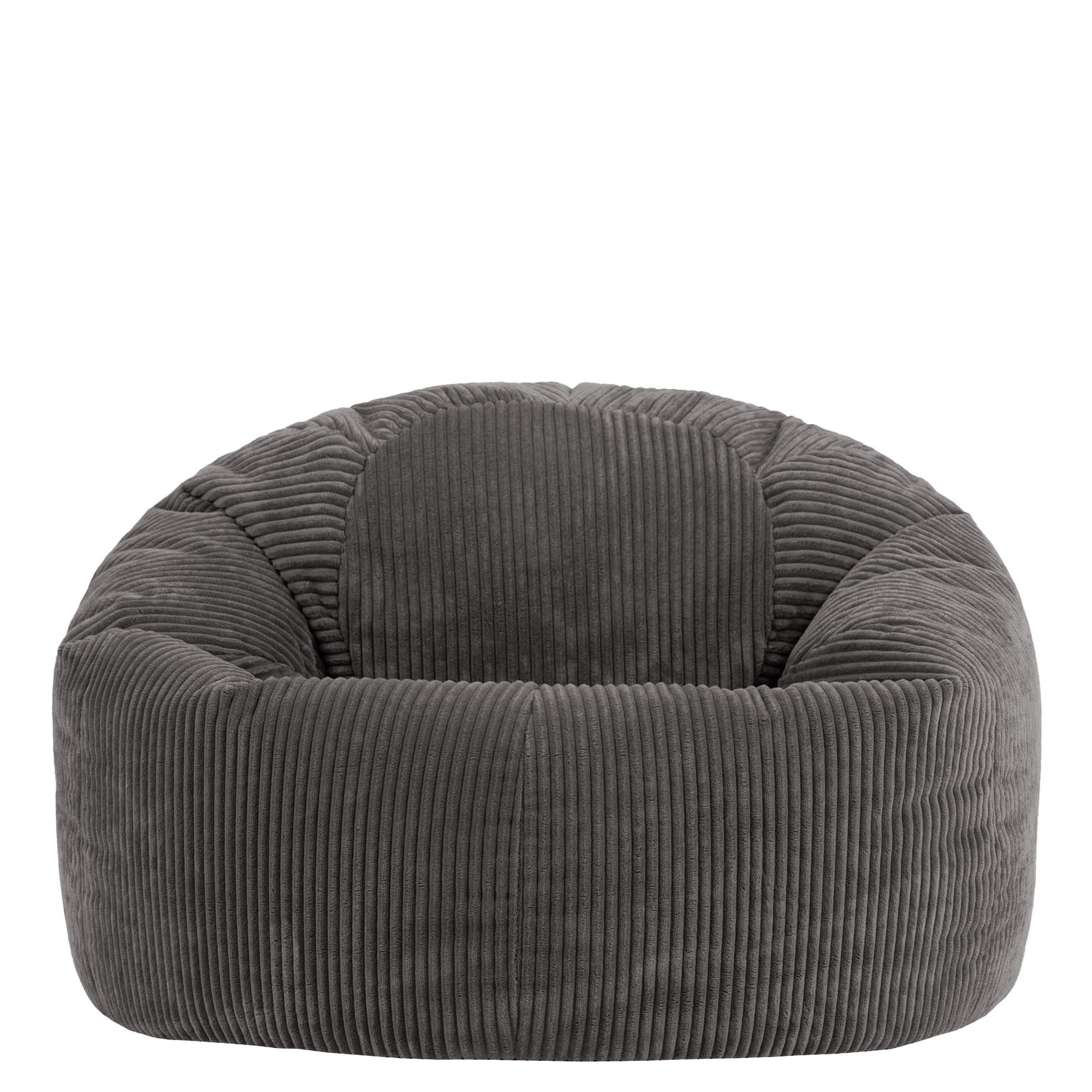 icon Sitzsack Erwachsene XXL aus Cord „Kingston“, Sitzsack XXL, Made in Germany, für Erwachsene & Kinder, für Wohnzimmer – Bild 4 von 5