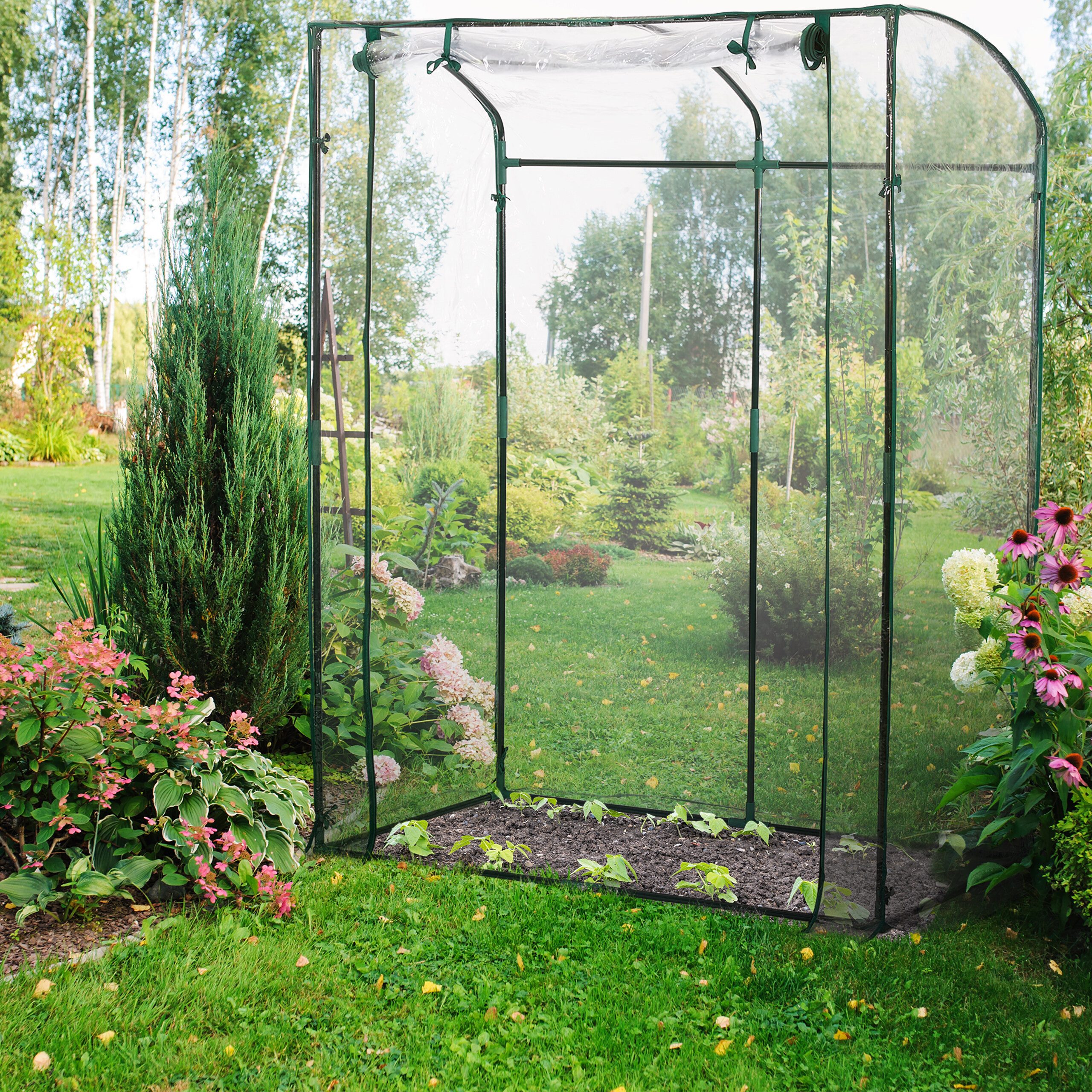 relaxdays Foliengewächshaus Tomatengewächshaus mit PVC-Folie günstig online kaufen