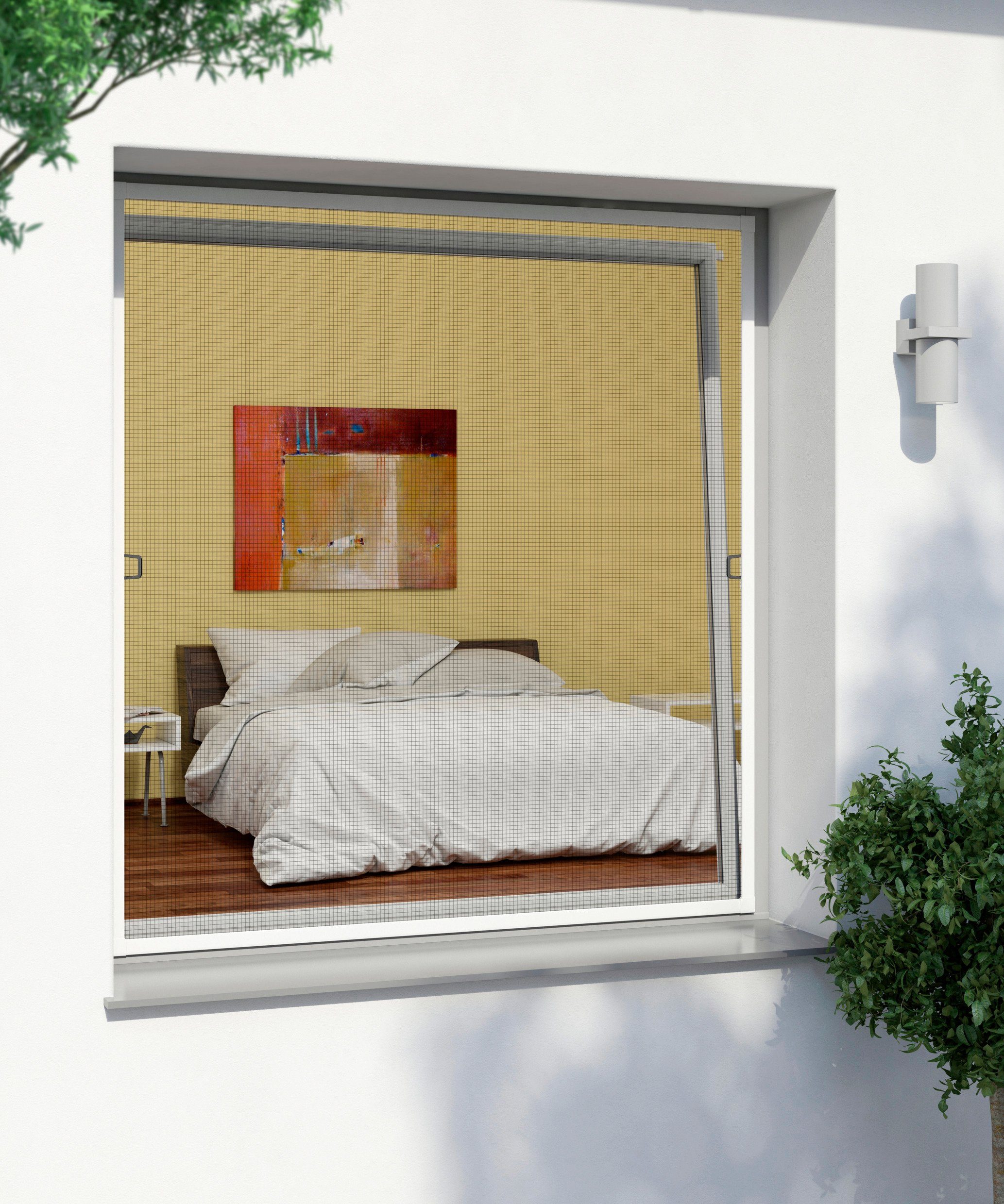Windhager cm RHINO, Insektenschutz-Fensterrahmen BxH: 130x150