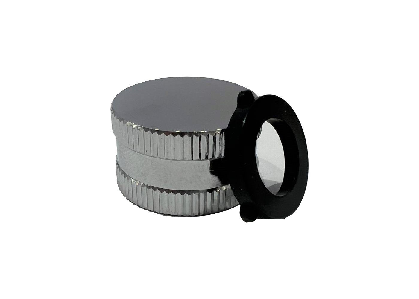 SpiceFlow Anschlussstück SpiceFlow Endkappe gerändelt 1/2" IG Chrom/Messing, Endkappe gerändelt 1/2" IG Chrom/Messing