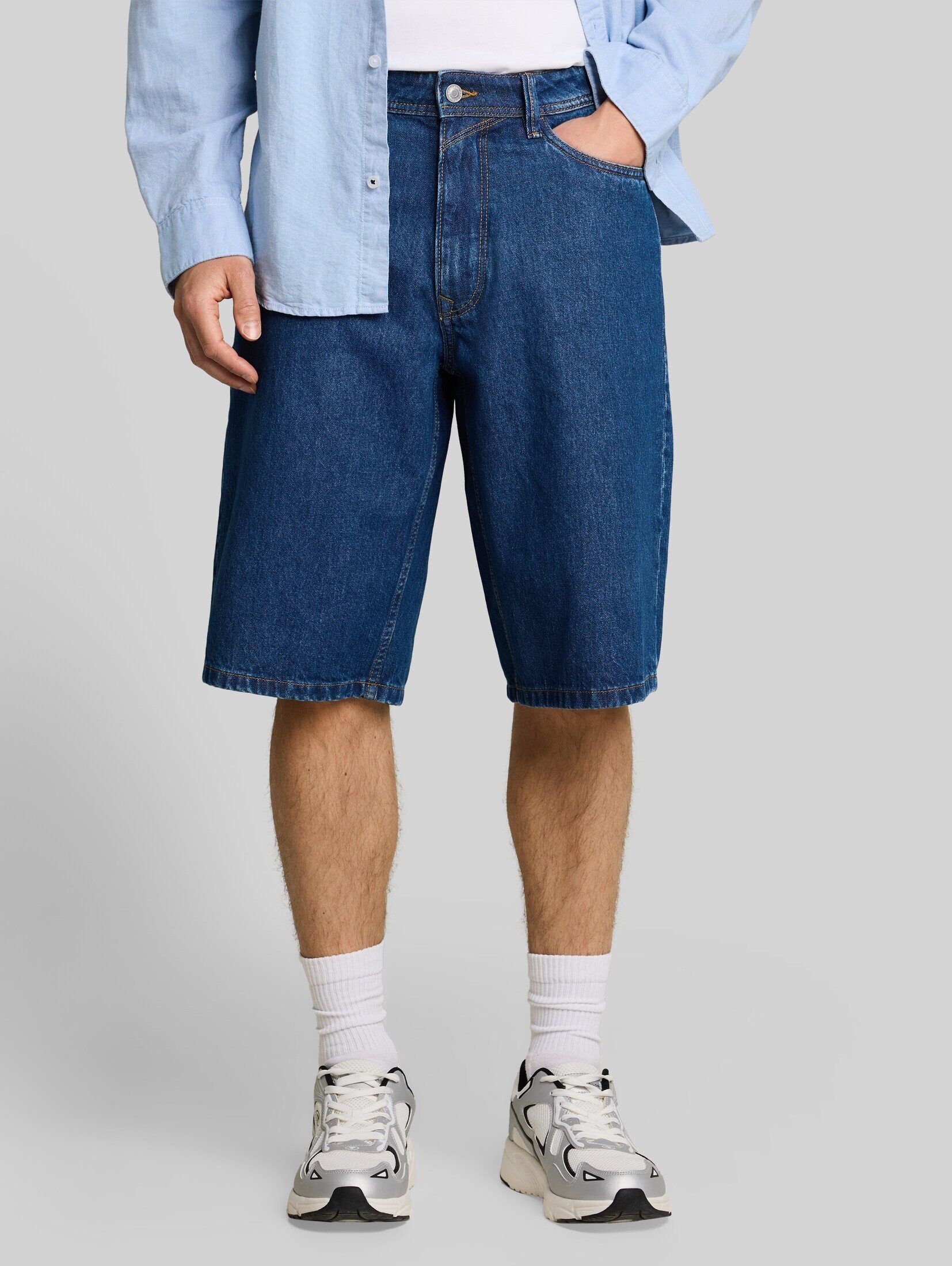 TOM TAILOR Denim Jeansshorts Jeanshosen TTWAYLEN RELAXED Jeans Shorts