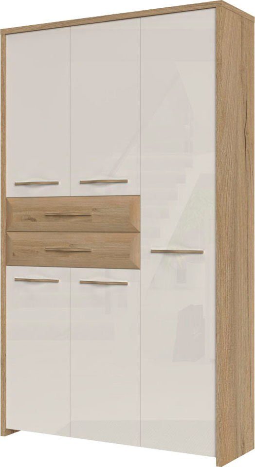 hochwertig UV Soft-Close-Funktion affaire Home Gala Garderobenschrank lackiert,