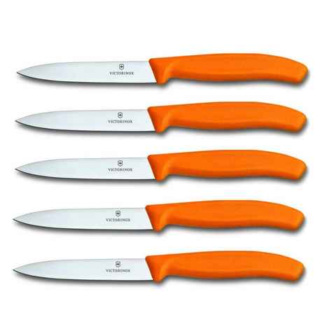 Victorinox Gemüsemesser Gemüsemesser 5er Set Swissclassic, Orange, 6.7706.L119.5