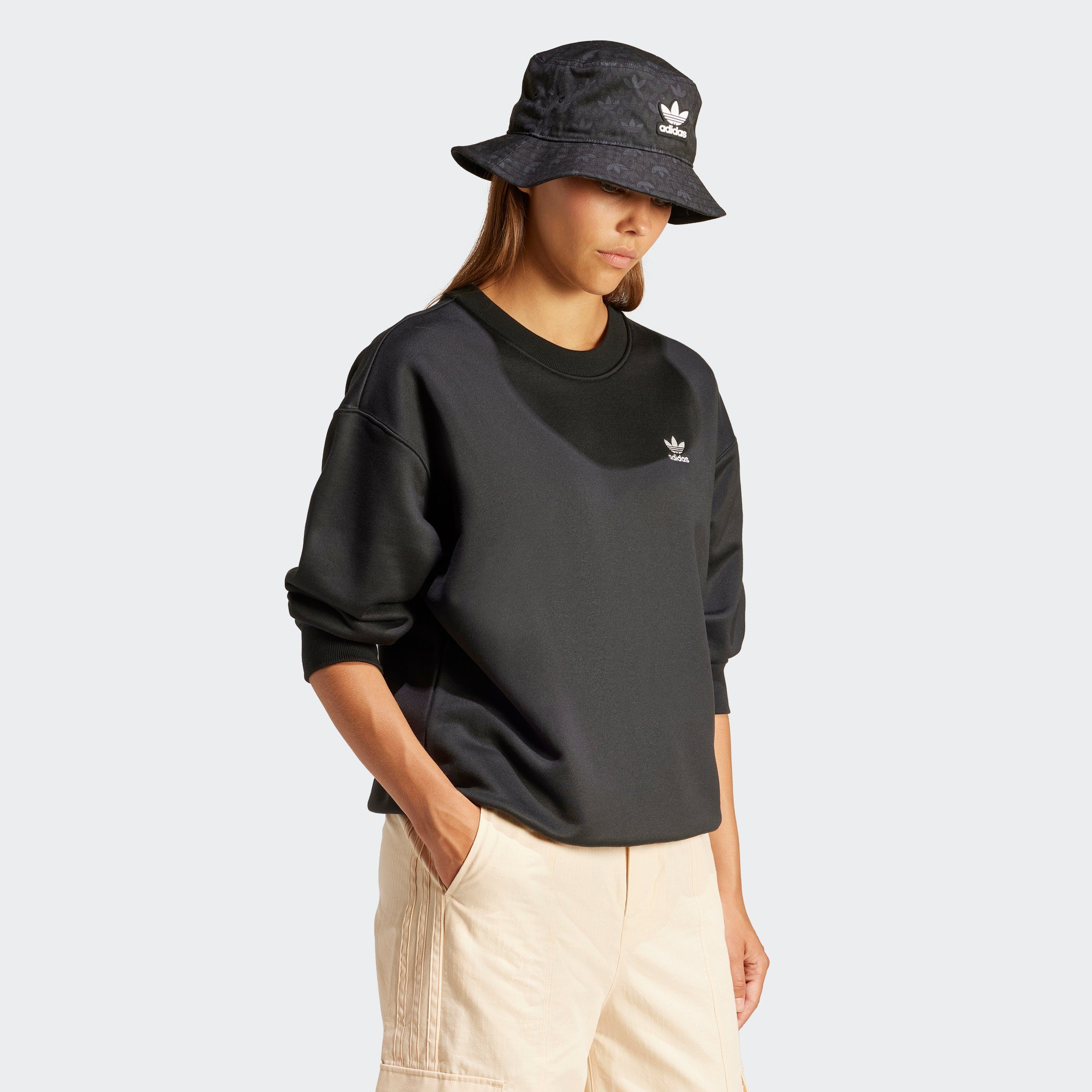 (1-tlg) Kapuzensweatshirt TREFOIL CREW Originals adidas