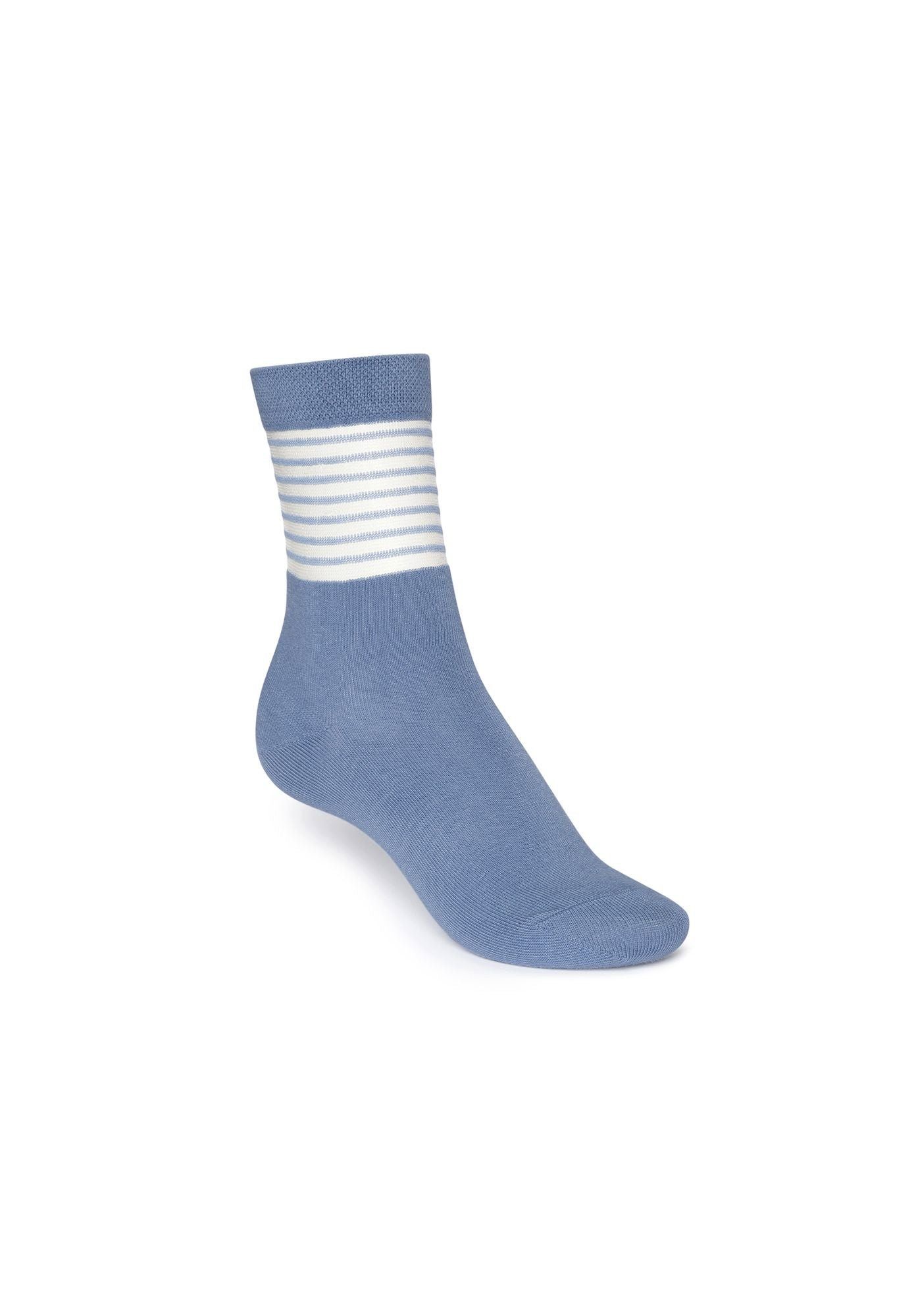 ThokkThokk Socken Mid Socks (Pack, 3-Paar) Stripes/Marshmallow Romance/Ironblue Black Dots