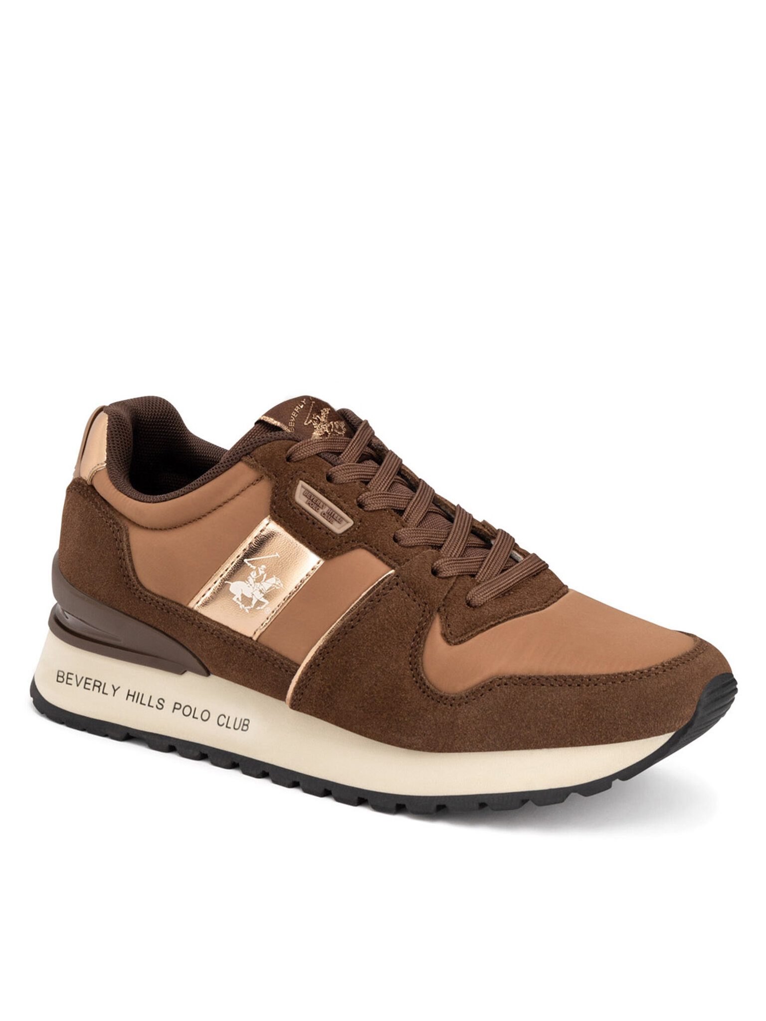 Beverly Hills Polo Club Sneakers Damen W-3C098-2A324 Braun Sneaker