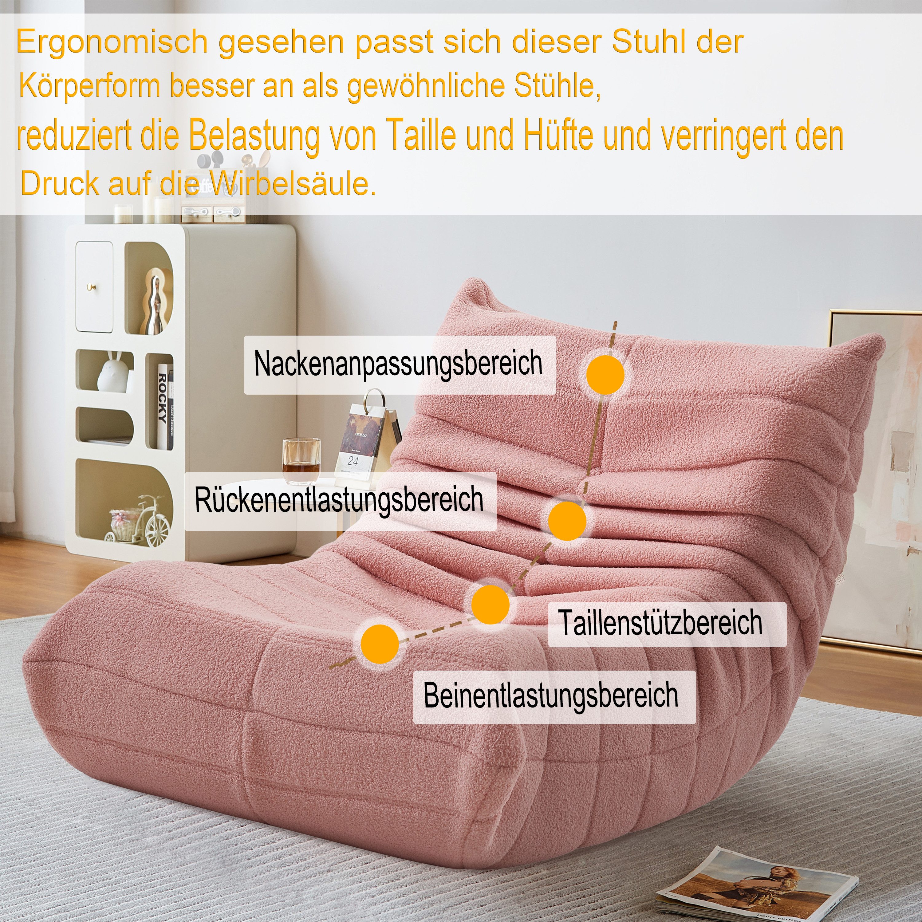 SEEZSSA Sitzsack Lazy Sofa-Stühle mit Rückenlehne günstig online kaufen