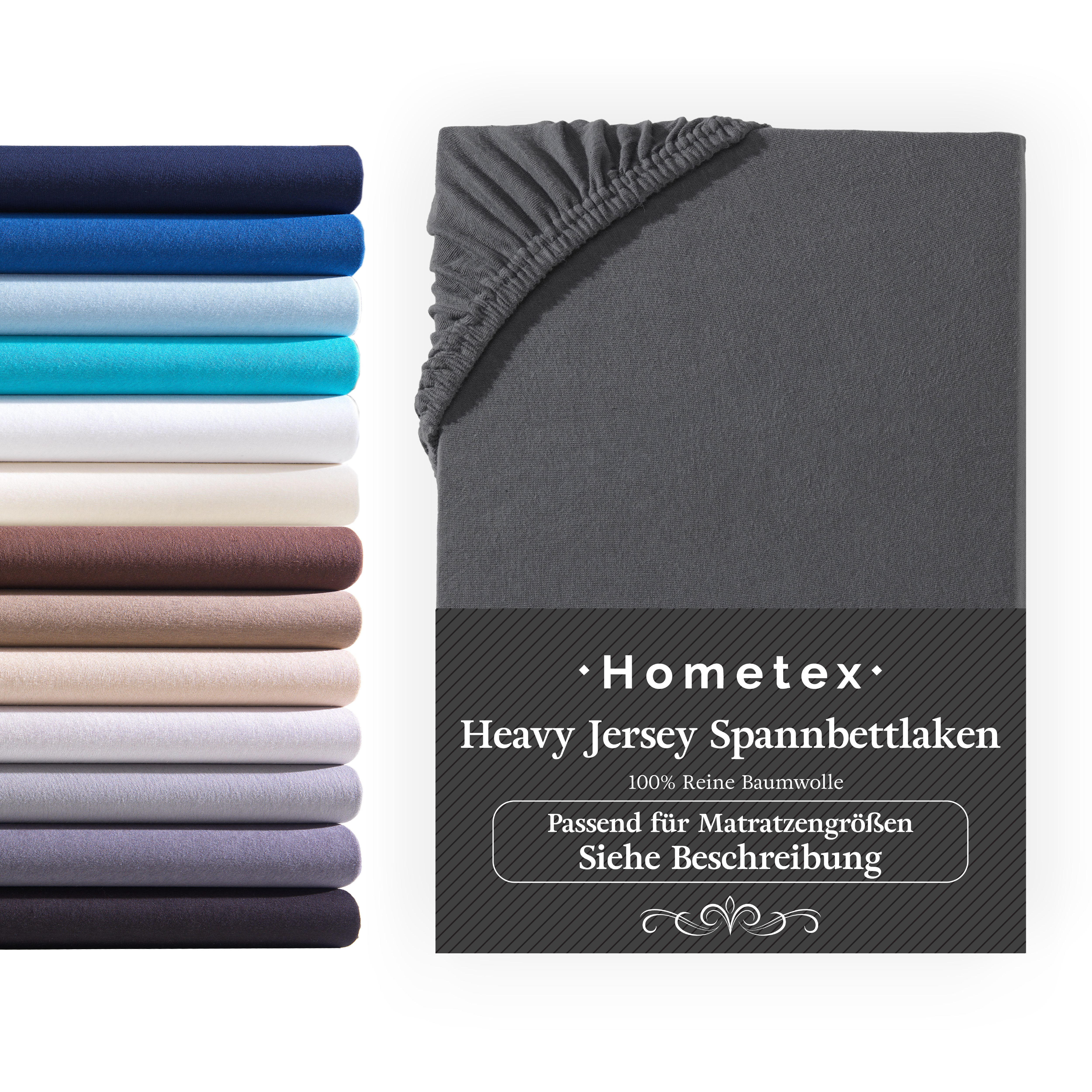 Hometex Premium Textiles Spannbettlaken Exclusive Split Topper-Spannbettlak günstig online kaufen
