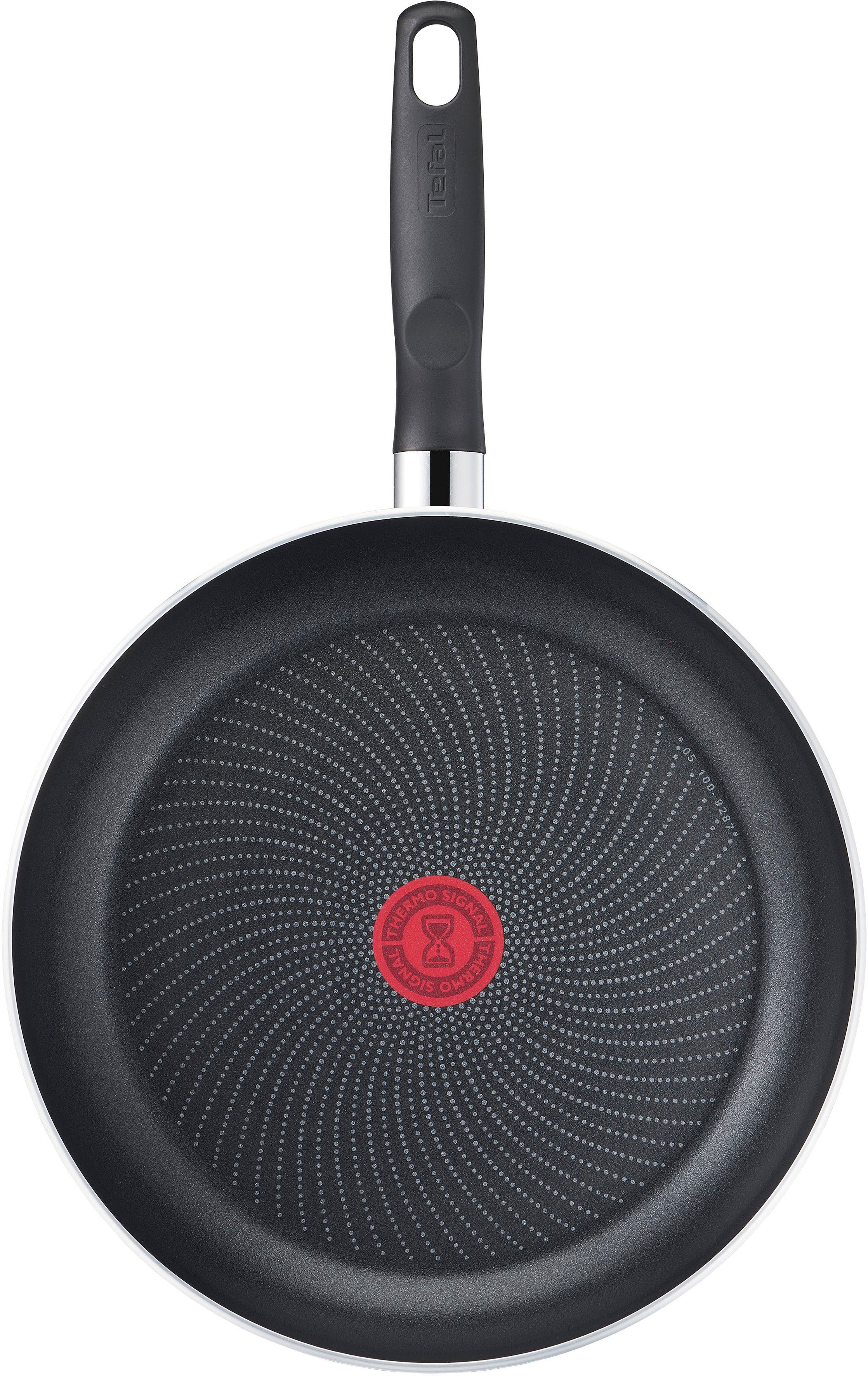 Tefal Bratpfanne Start'Easy, Aluminium (1-tlg), Thermo-Signal-Temperaturanzeiger, Induktion