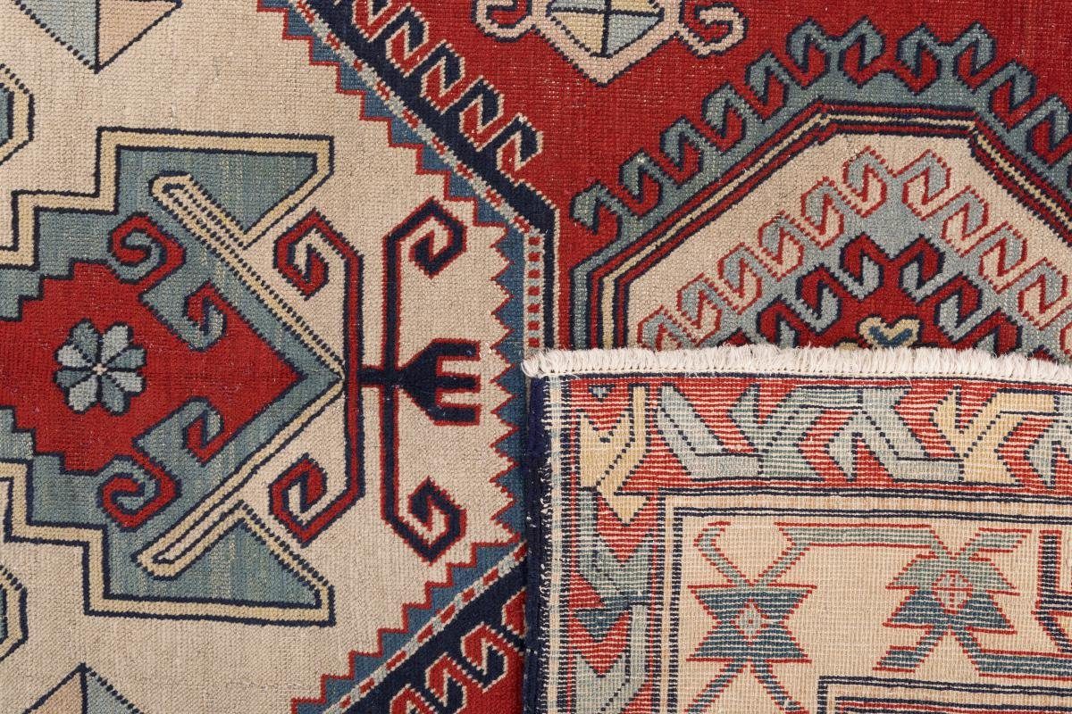 Orientteppich Kazak 145x230 Handgeknüpfter Orientteppich Nain 5 Trading, Höhe: rechteckig, Perserteppich, mm 