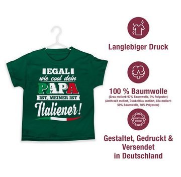 Shirtracer T-Shirt Egal wie Cool dein Papa meiner ist Italiener Statement Sprüche Kinder