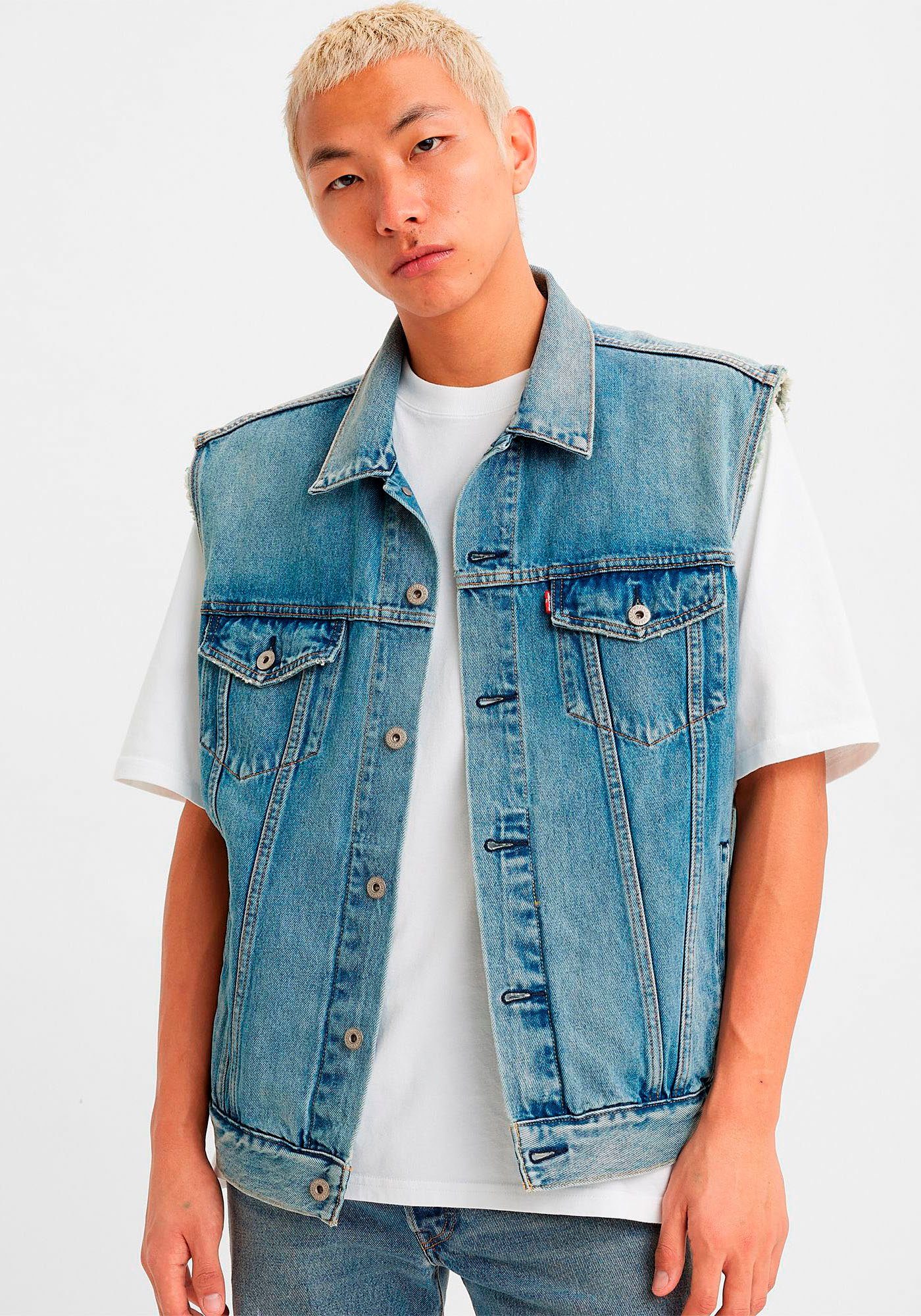 Levi's® Jeansweste RELAXED TRUCKER VEST MED INDIGO - WORN IN günstig online kaufen