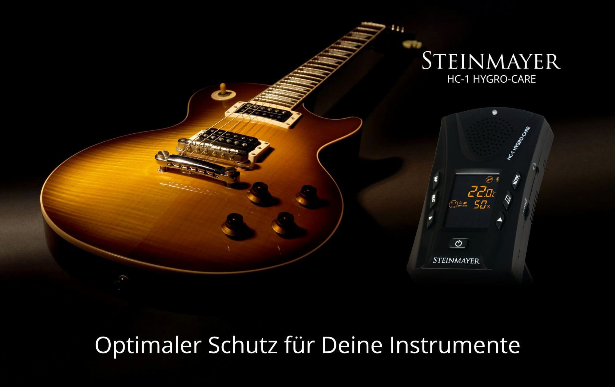 Steinmayer Stimmgerät HC-1 Hygro-Care mit Tuner und Metronom, Thermometer und Hygrometer Funktion