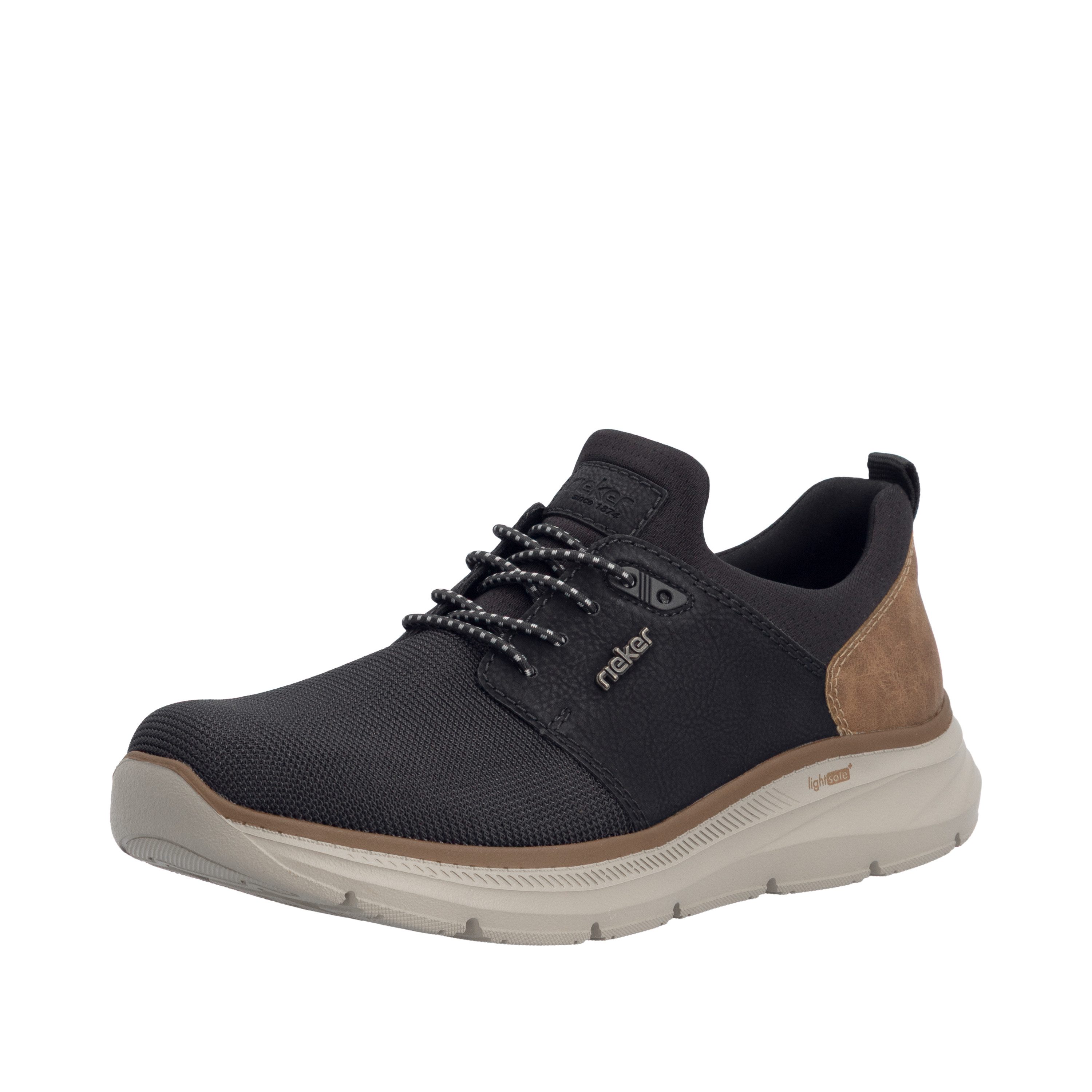 Rieker Slip-On Sneaker Schlupfschuh, Halbschuh, Freizeitsneaker mit Gummizug, schmale Form