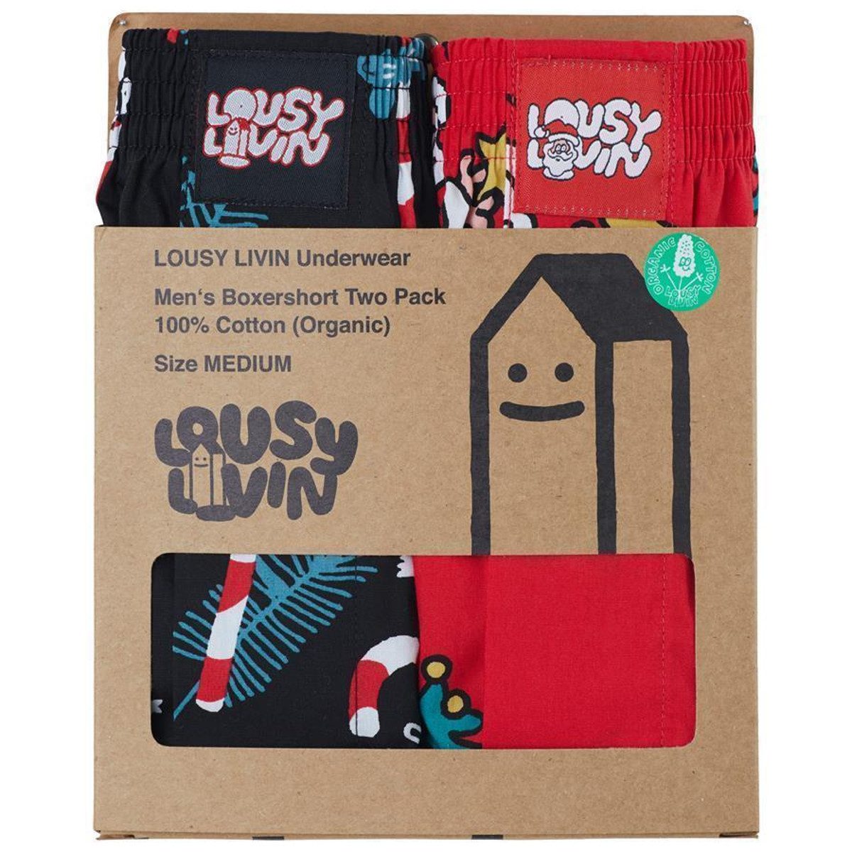 Lousy Livin Boxershorts Lousy Livin Boxershorts "Santa & Sugar Sticks" 2-Pack (Boxershorts, Boxershorts)