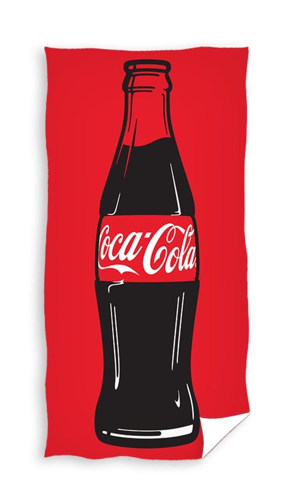 COCA COLA Strandtuch Coca Cola Badetuch Handtuch Strandtuch 70 x 140 cm, bedruckt