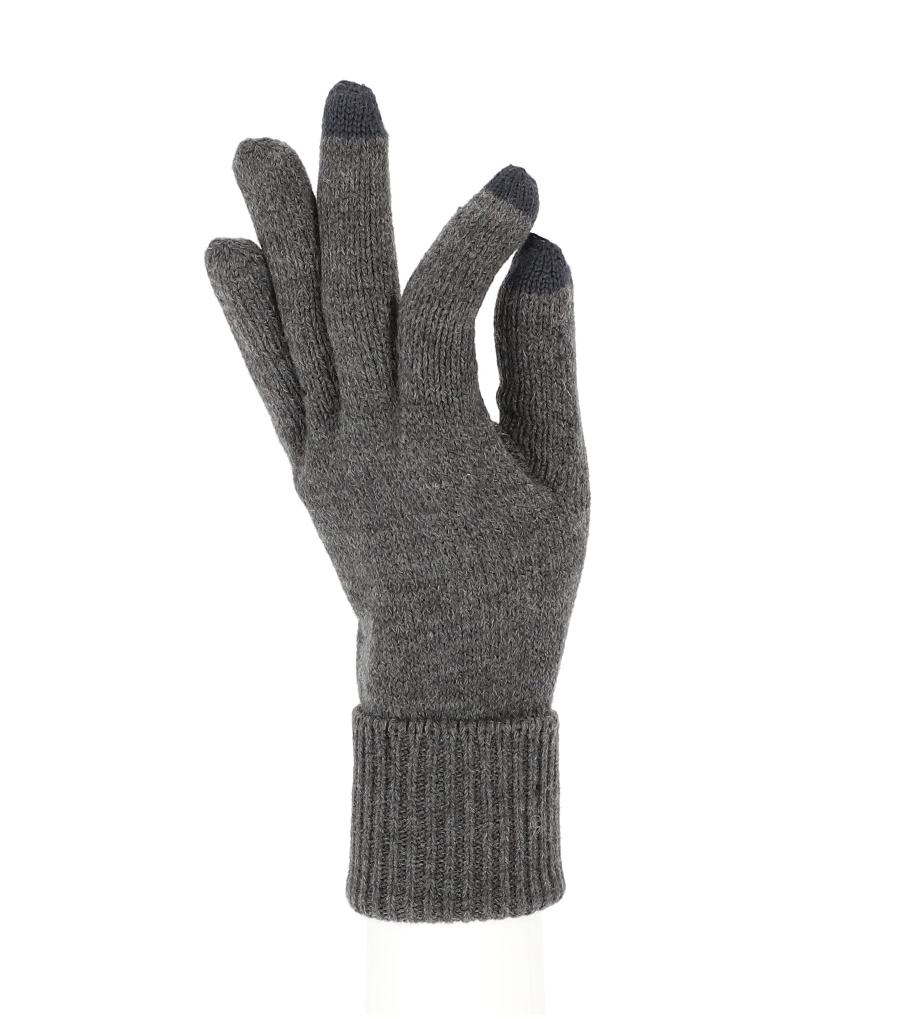 halsüberkopf Accessoires Strickhandschuhe Fingerhandschuhe Touch Herren mit Touchscreen-Funktion