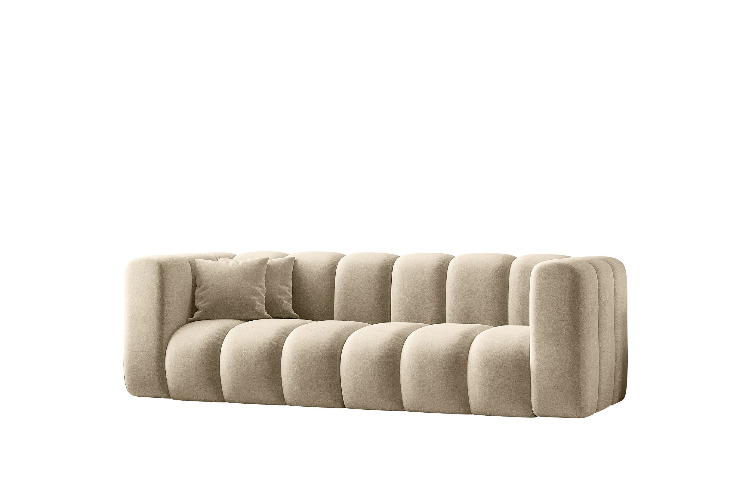Kaiser Möbel Sofa Couch, Dreisitzer Grand Modular Stoff Salvador und Haga, günstig online kaufen