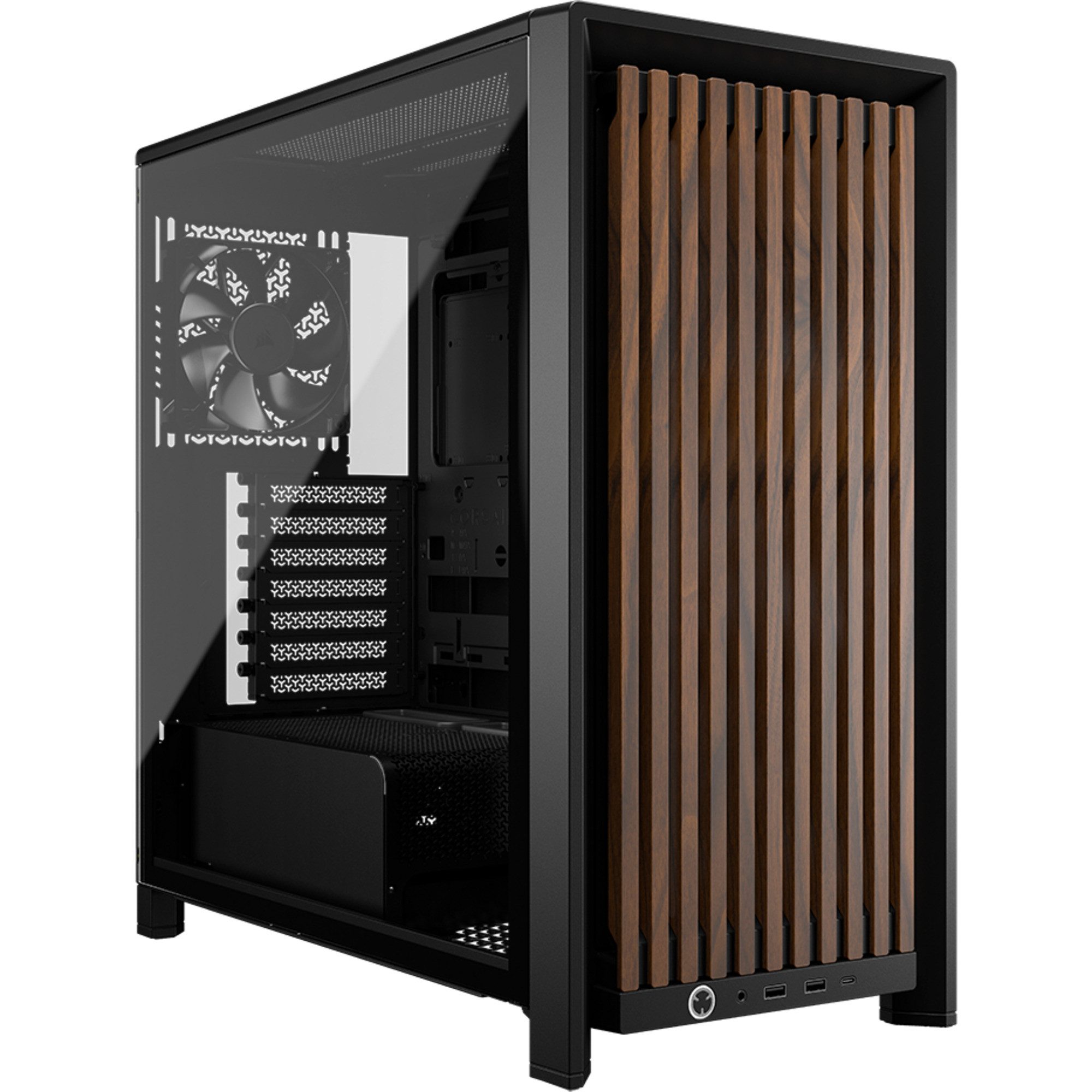 Corsair PC-Gehäuse Corsair FRAME 4000D WOOD RS, Tower-Gehäuse