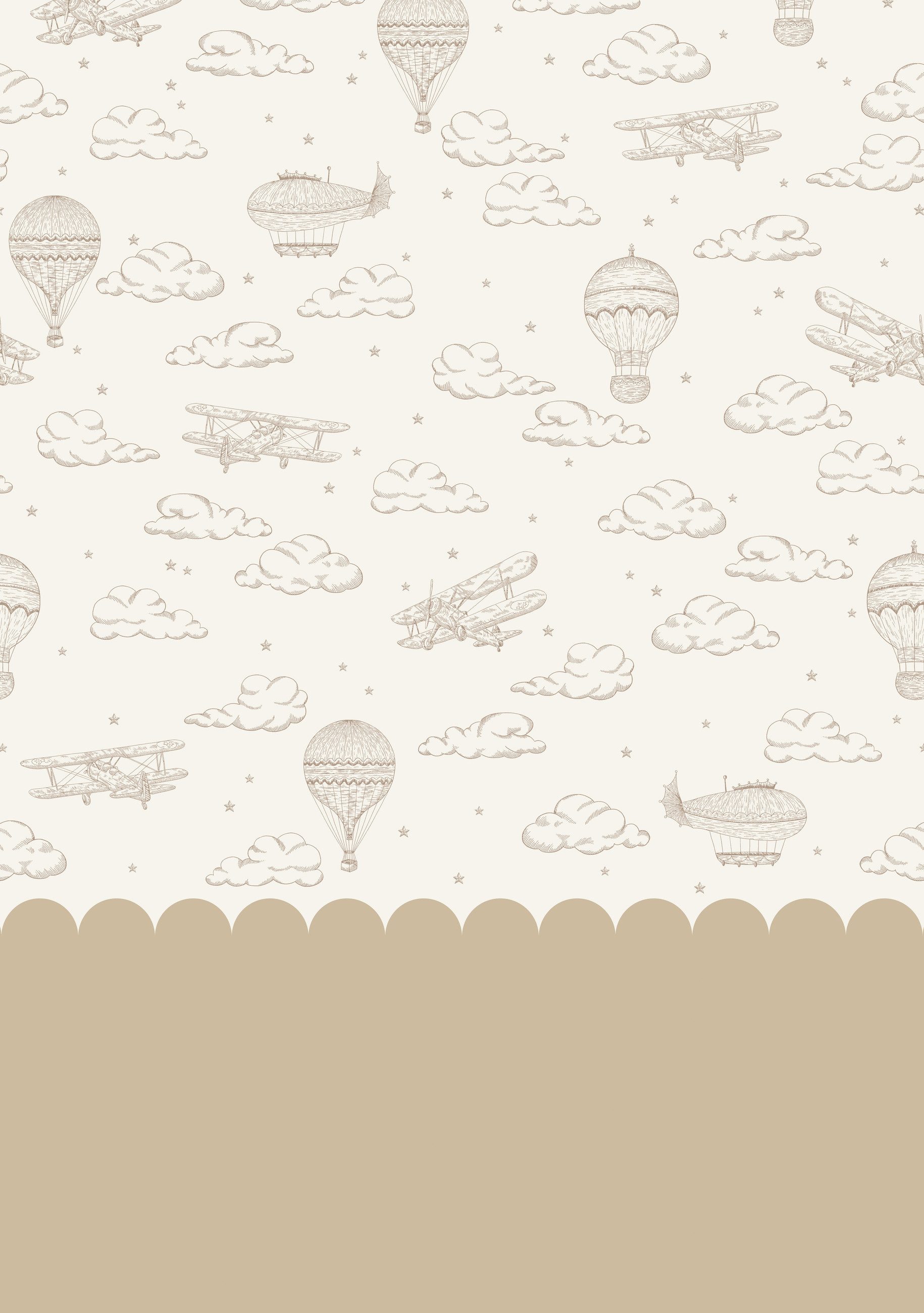 Fototapete Balloon in Beige, Roomblush - RB387