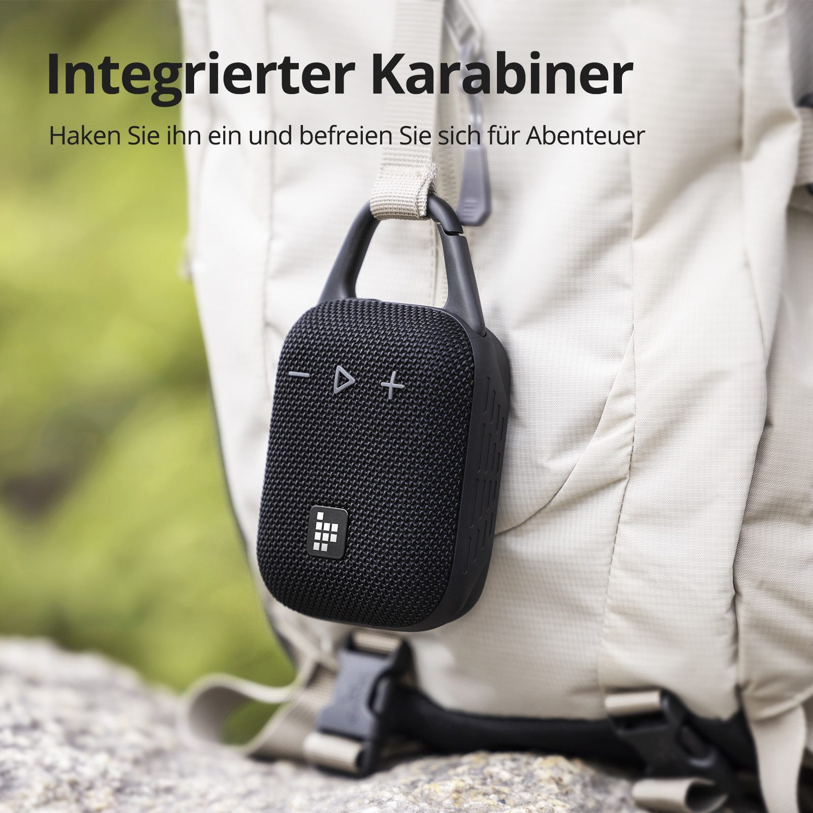 Tronsmart Mirtune H1 Tragbarer kabelloser Lautsprecher Bluetooth-Lautsprecher (8 W, Super tragbarer Outdoor-Lautsprecher mit APP)