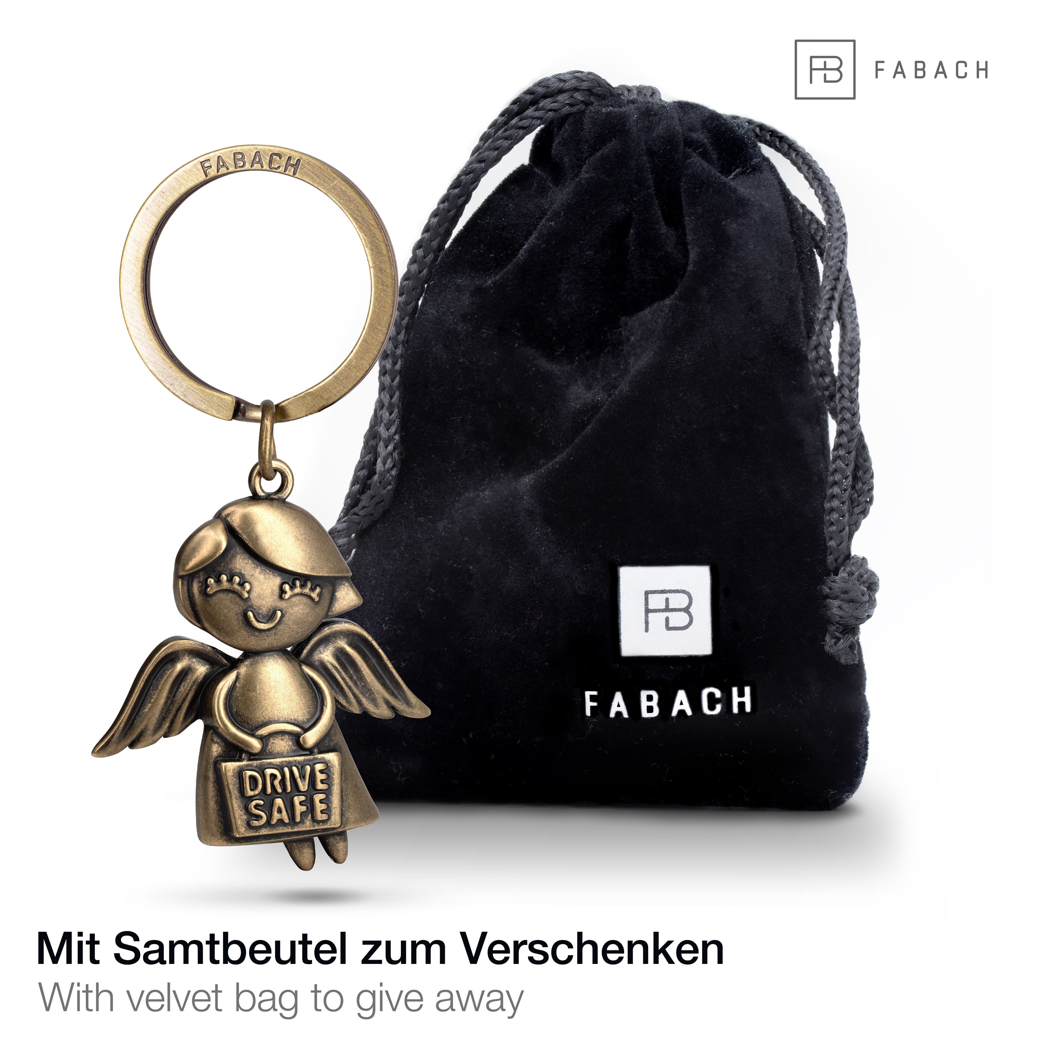 FABACH Schlüsselanhänger Schutzengel Emmy - Gravur günstig online kaufen