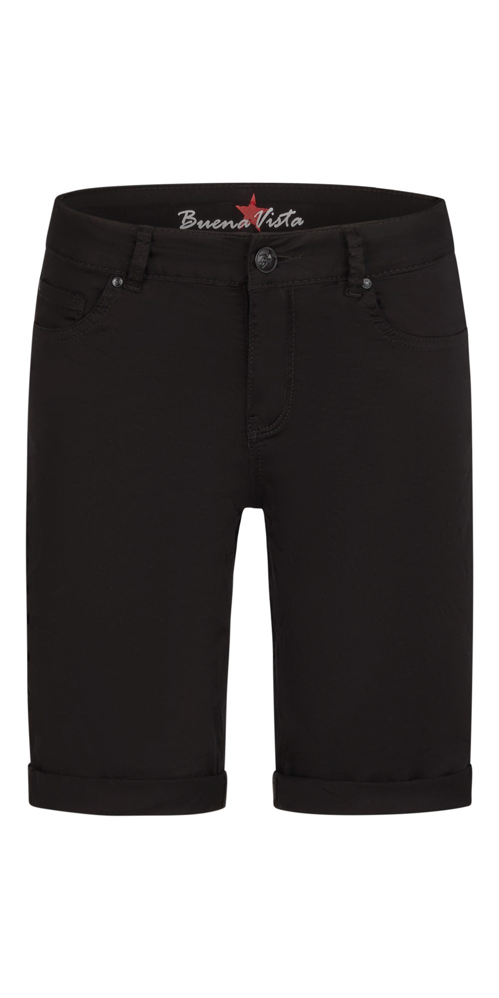 Stretch-Jeans BUENA VISTA ITALY SHORT black 888 B5876 4003.014 - Stretch Twill