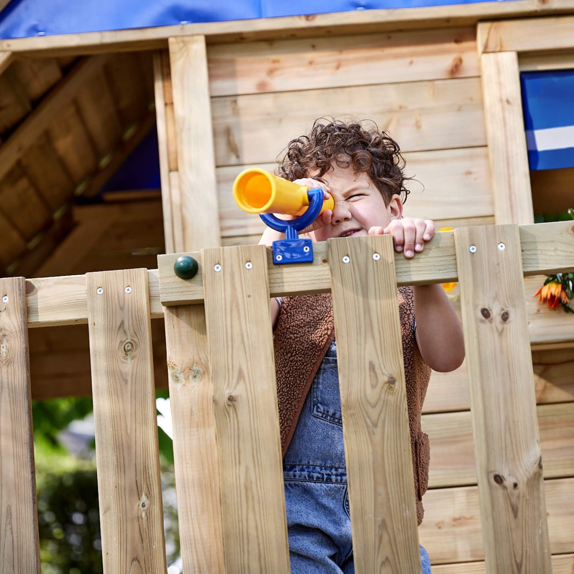 Wickey Spielturm-Erweiterung Handgriffe und Fußrasten für Klettergerüste und Spieltürme – 2er Set, (für Klettergerüste und Spieltürme, Gerippte Oberfläche für rutschfesten Halt), wetterfester und UV-beständiger Kunststoff