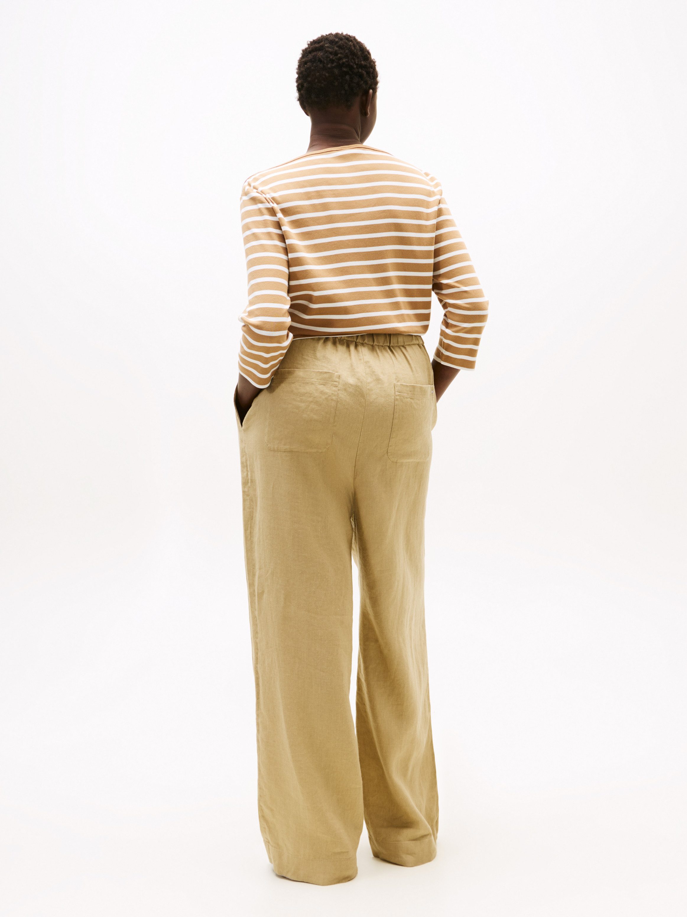 Tommy Hilfiger Curve Leinenhose CRV ESS LINEN TAILORED STRT PANT – Bild 5 von 5