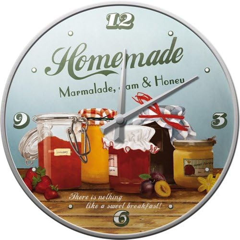 Nostalgic-Art Wanduhr - Home & Country - Homemade Marmalade – Ø 31 cm