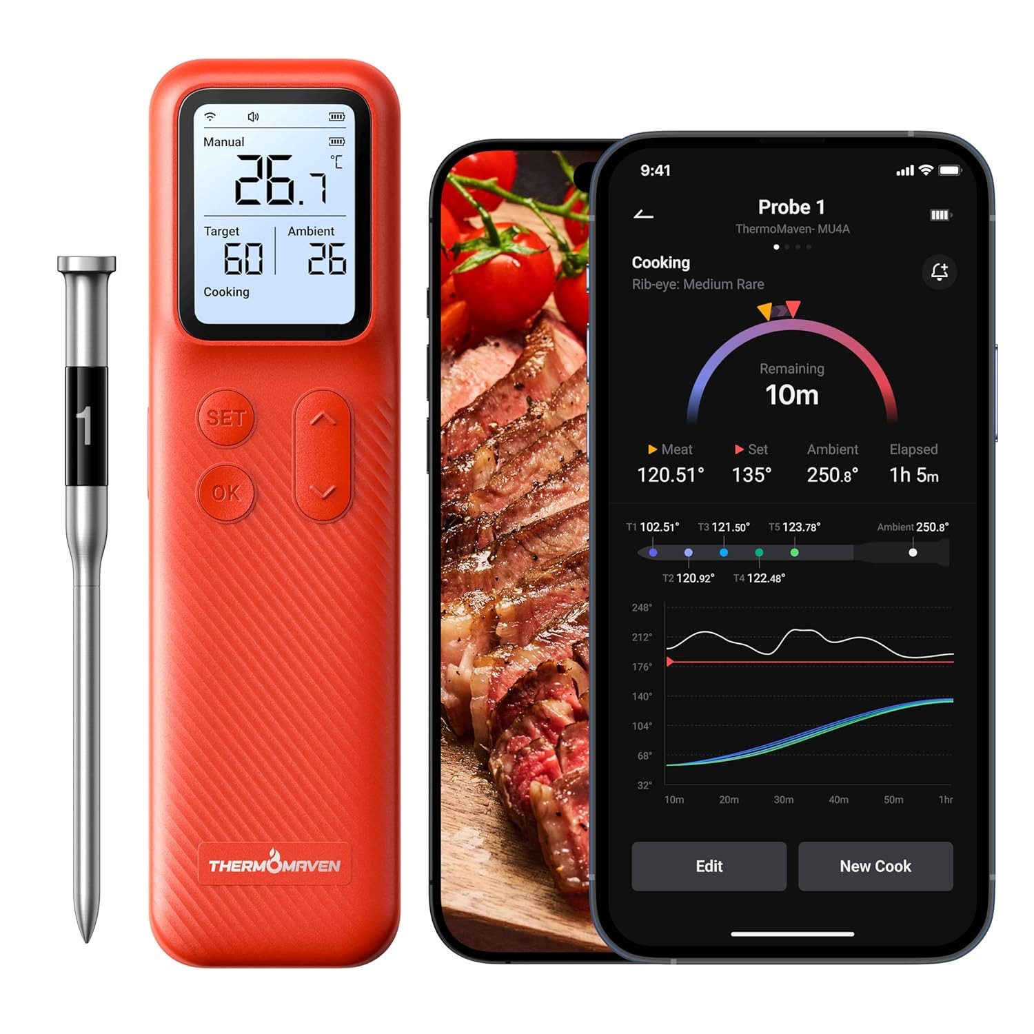 ThermoMaven Grillthermometer P1
