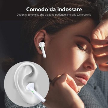 Wnaldc Bluetooth 5.3 kabellos 42 Stunden Noise-Cancelling- In-Ear-Kopfhörer (Rauschunterdrückung und Touch-Steuerung für ein immersives Hörerlebnis., für immersiven Klang,mit 4 Mikrofone IPX7 Wasserdicht)