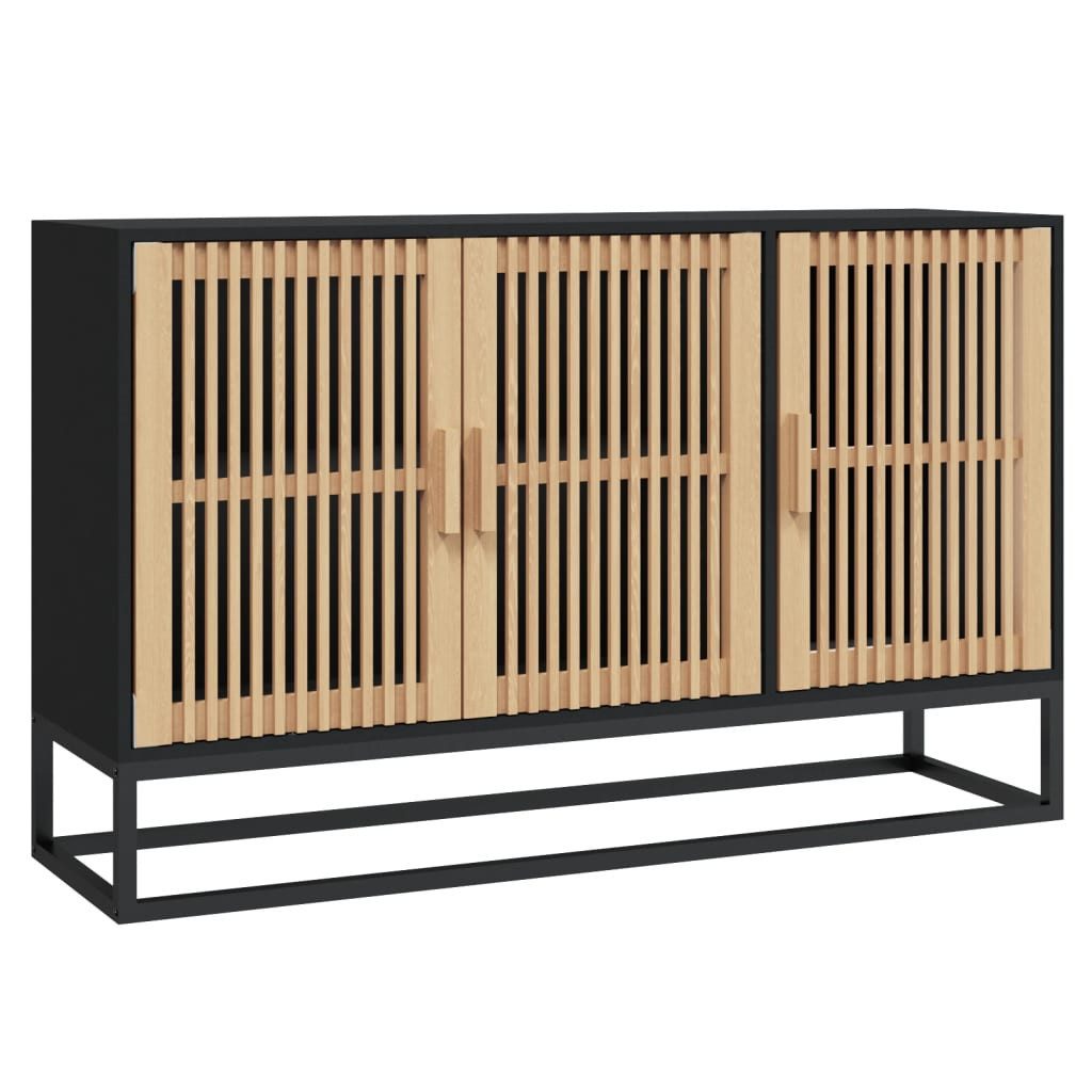 vidaXL Sideboard Sideboard Schwarz 105x30x65 cm Holzwerkstoff (1 St)