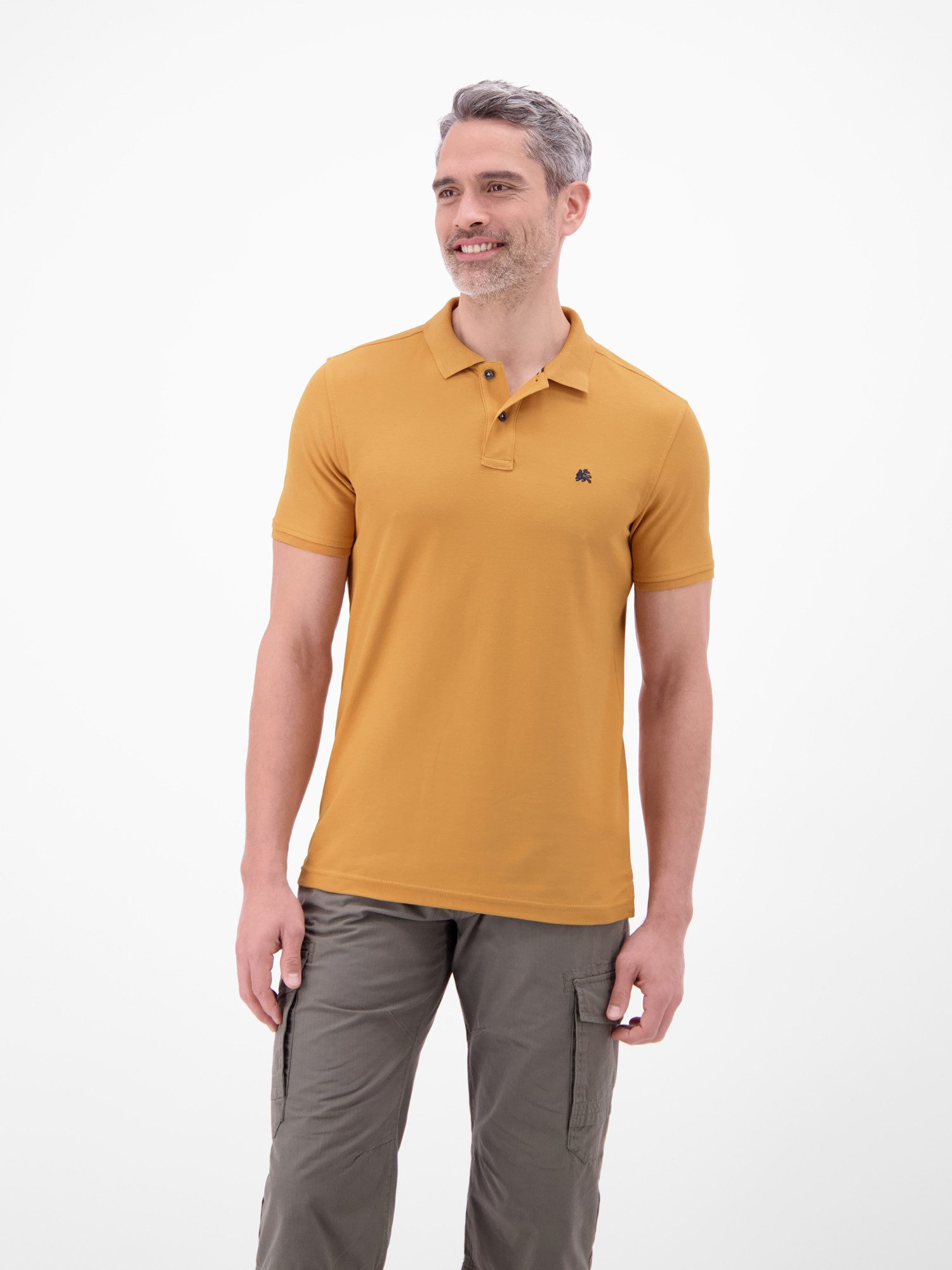 LERROS Poloshirt Poloshirt Herren COOL & DRY atmungsaktiv Piqué Trocknet schnell, angenehm kühl, pflegeleicht, kurzarm, einfarbig